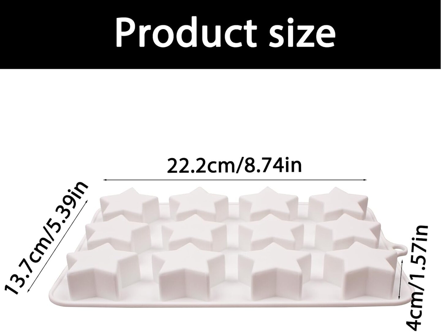 3D Star Silicone Chocolate Mold for Baking