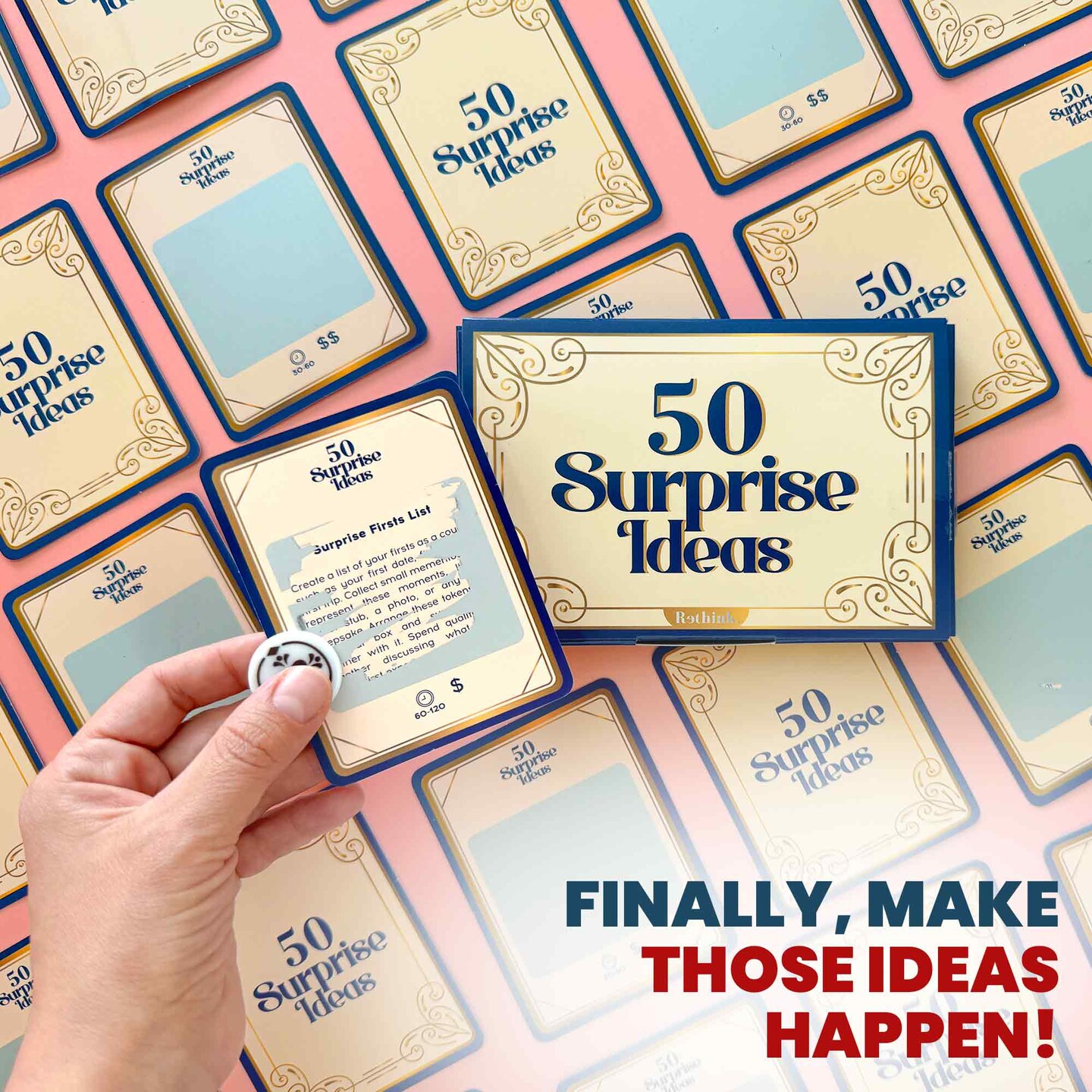 QUOKKA 50 Surprise Ideas Gifts for Couples &#x2013; Romantic Scratch-Off Couple Gifts for Him and Her &#x2013; Fun &#x26; Romantic Cards to Reconnect, Laugh &#x26; Explore Together &#x2013; Birthday Wedding Anniversary Idea