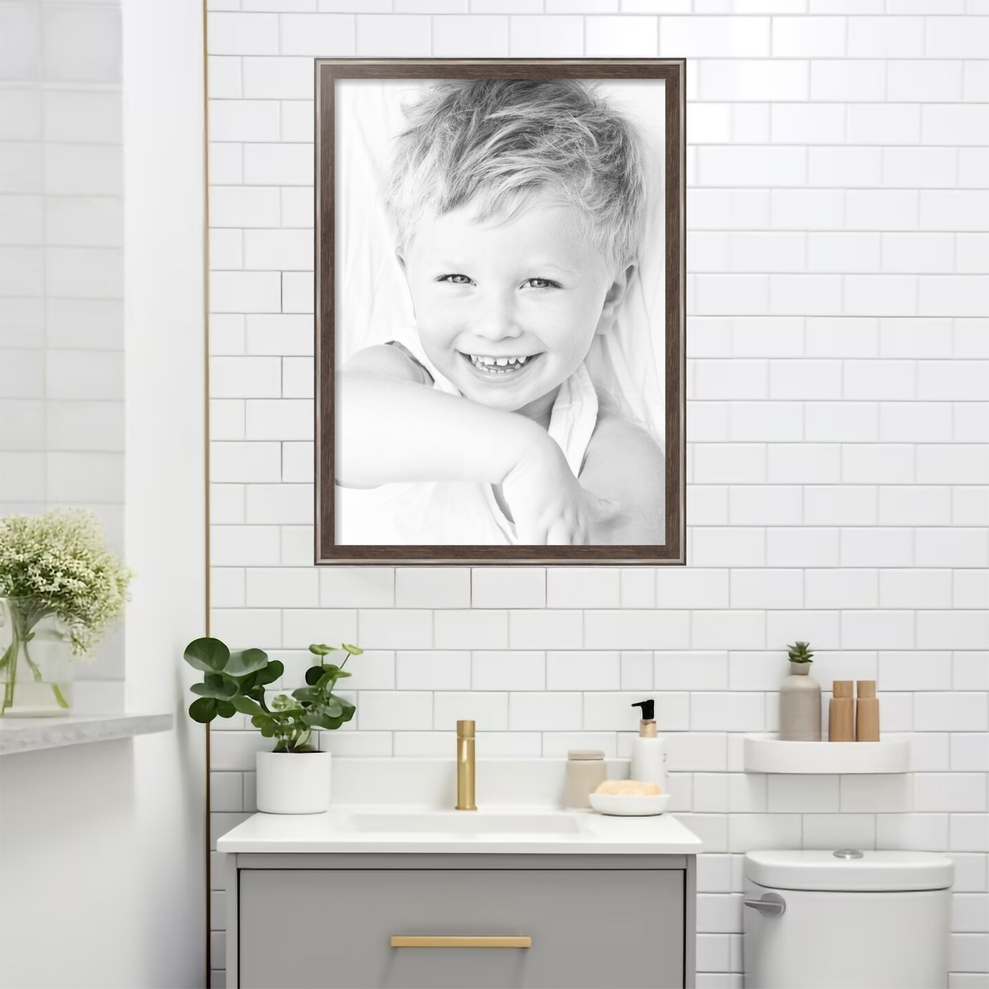 ArtToFrames 20x28 Inch Picture Frame, This 1.25 Inch Custom Wood Poster Frame is Available in Multiple Colors, Great for Your Art or Photos - Comes with Economy Acrylic and Corrugated Backing (A74PA)