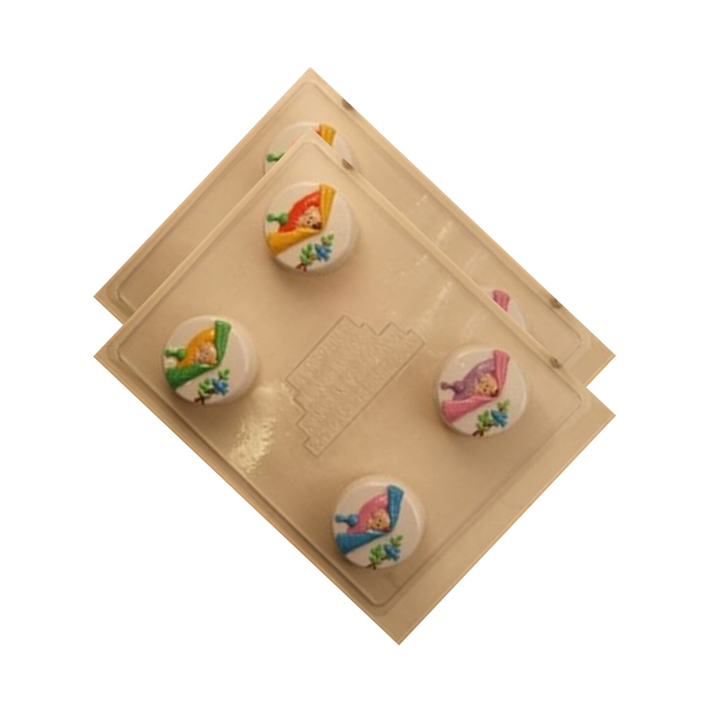Baby In Blanket Sandwich Cookie Chocolate Mold