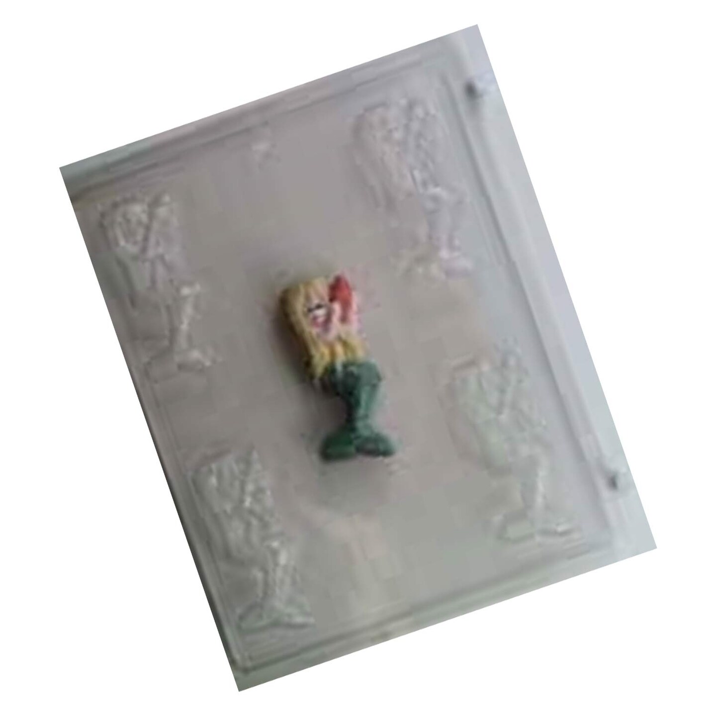 Small Mermaid Holding Shell Chocolate Mold for Beach Party Treats