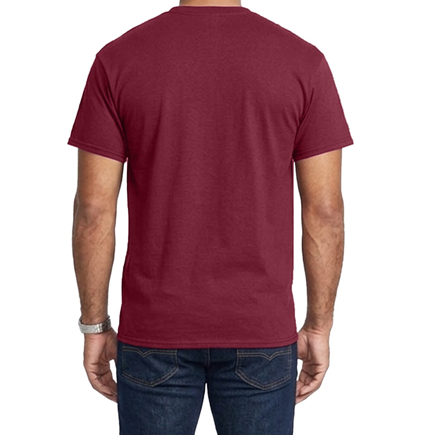 Gildan Maroon Cotton T-Shirt Blanks for Creative Projects, Vinyl Design, Screen Printing & Personalization