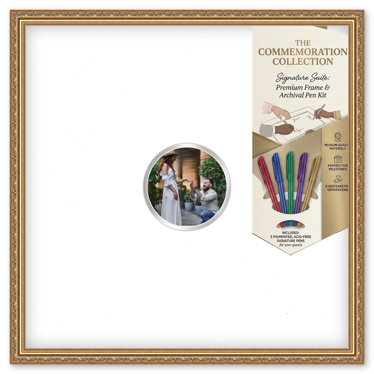 CustomPictureFrames.com Signature Frame - Multiple Sizes Made in the USA