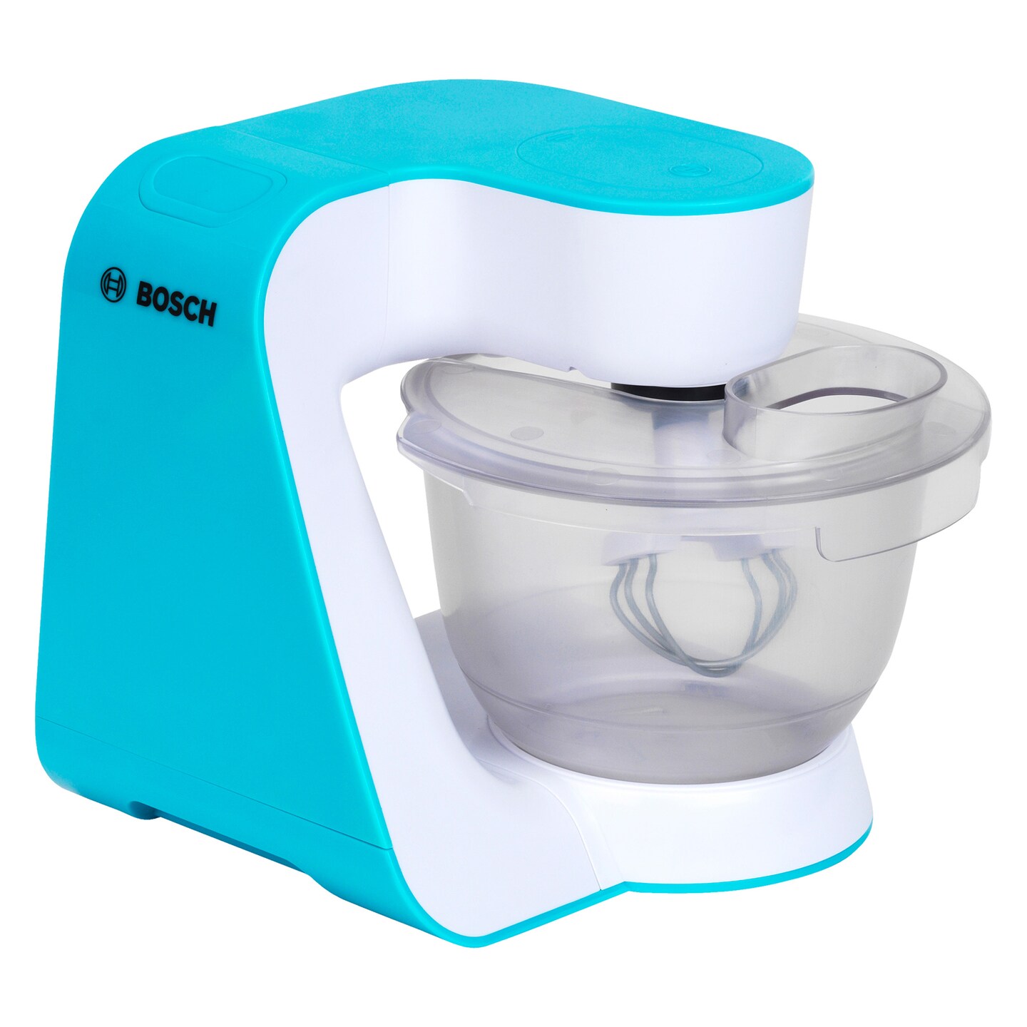 Bosch: Kitchen Machine MUM 5 - White & Teal - 2 Speed Mixer Appliance Toy, Chef & Baking Pretend Play, Realistic Functions, Licensed, Kids 3+