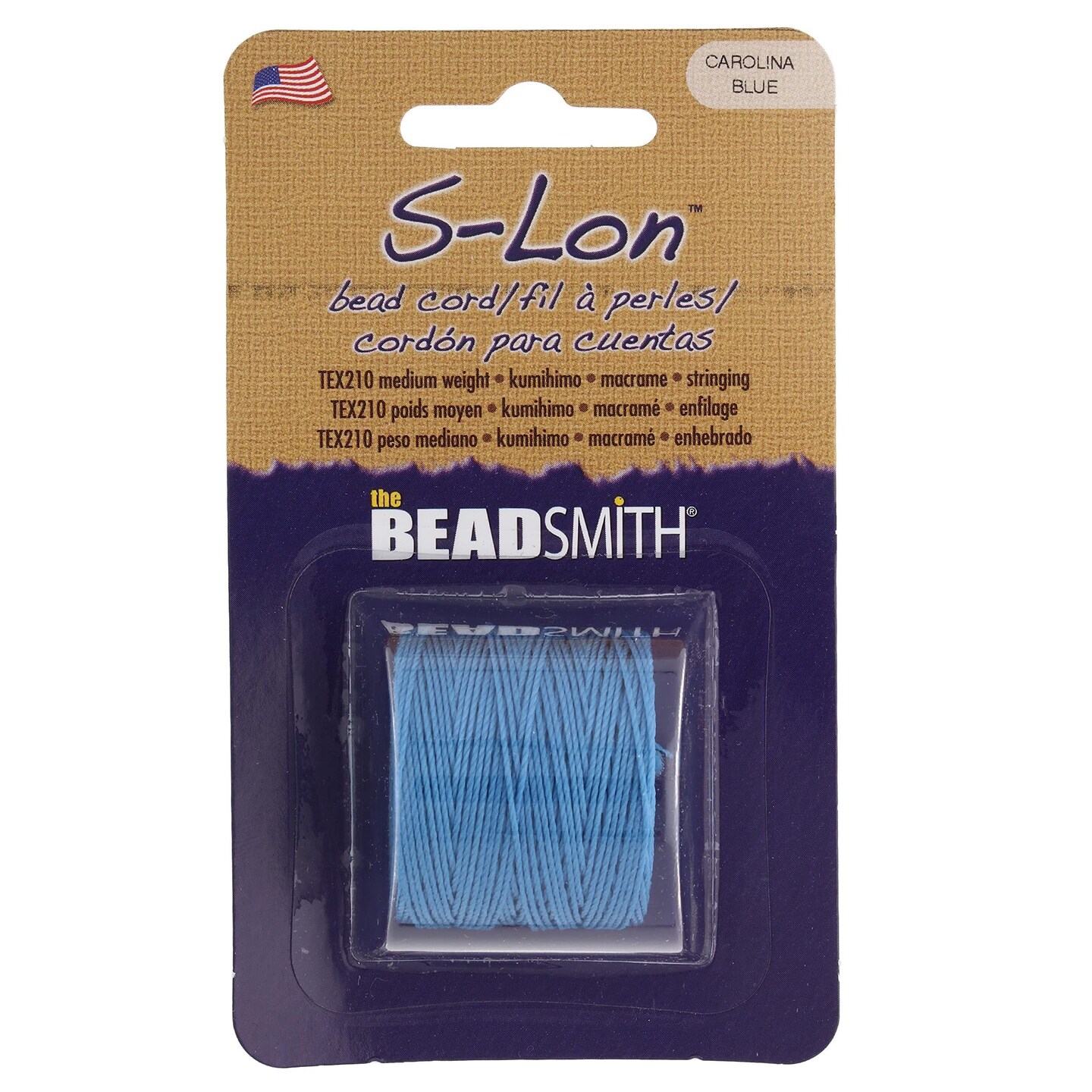 The Beadsmith S-Lon Bead Cord – .5 mm Twisted Nylon Cord for Stringing