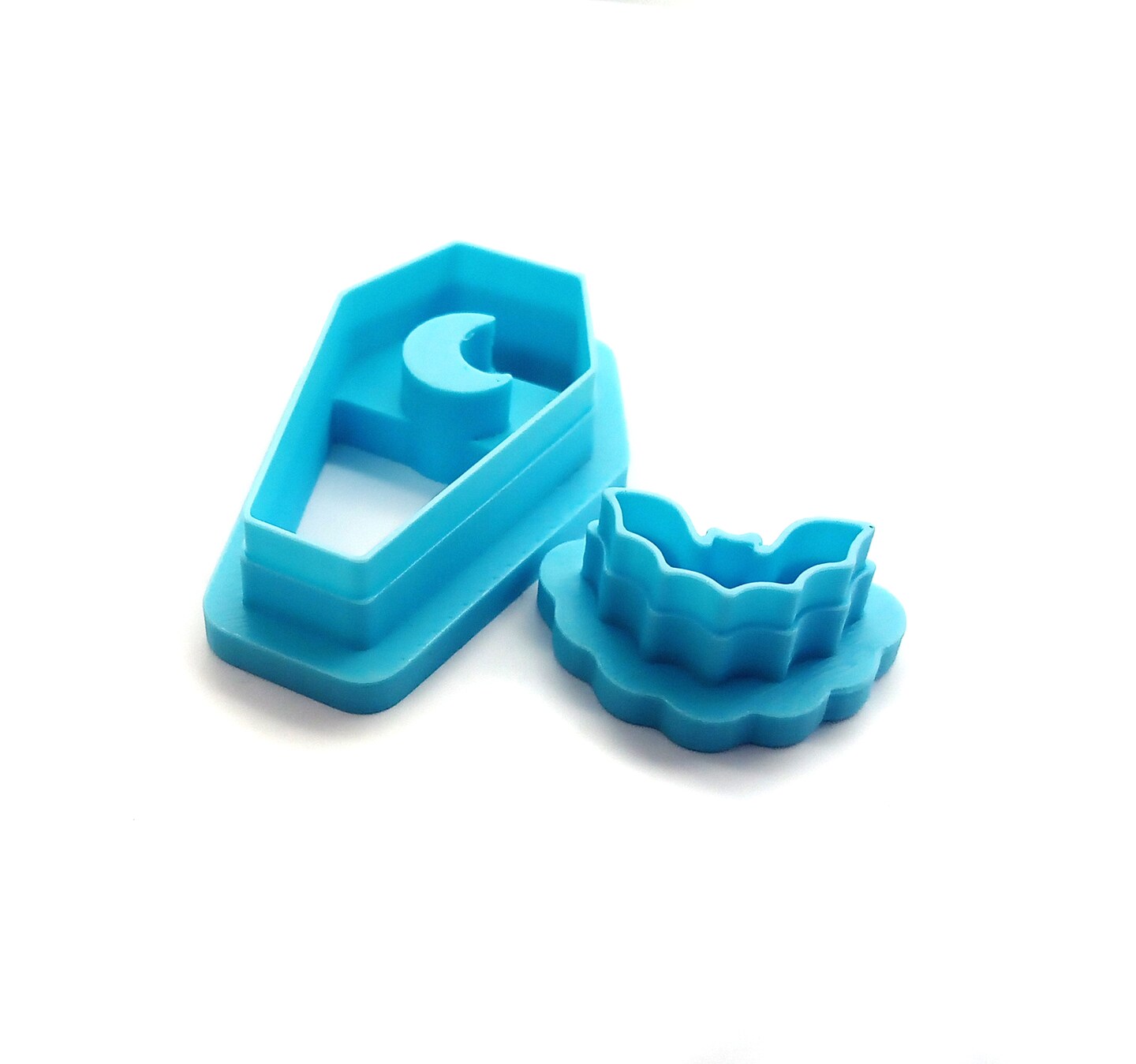Little Coffin with Bat Halloween Clay Cutters, 2 pc, Adorabilities