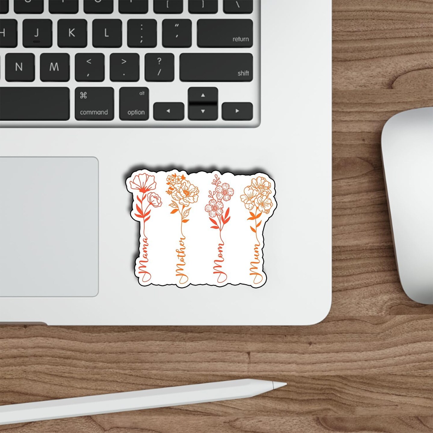 (3Pcs) Mama Mother Mom Mum Sticker, Pretty Mom Mama Decal, Celebrate Your Mom Gigi Love, Gifts for Grandma Mum Decoration for Books Laptops Phones Waterproof Vinyl for Water Bottle Stickers 3x2.5 Inch