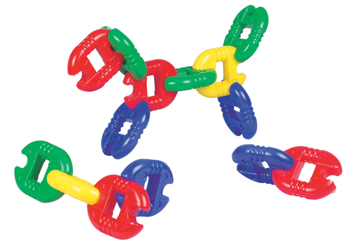 Childcraft Toddler Manipulative Snappers, Assorted Colors, Set of 20