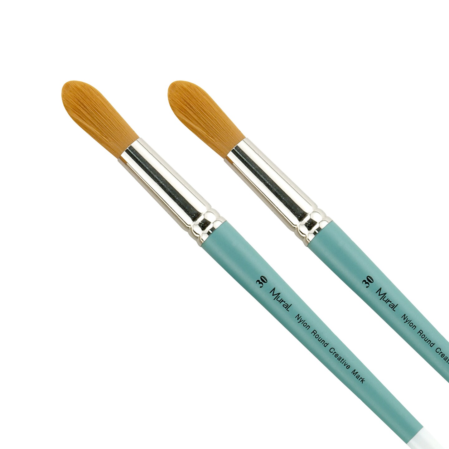 Creative Mark Mural Large Artist Brushes - Golden Taklon Paint Brushes for Acrylic Painting and Watercolor