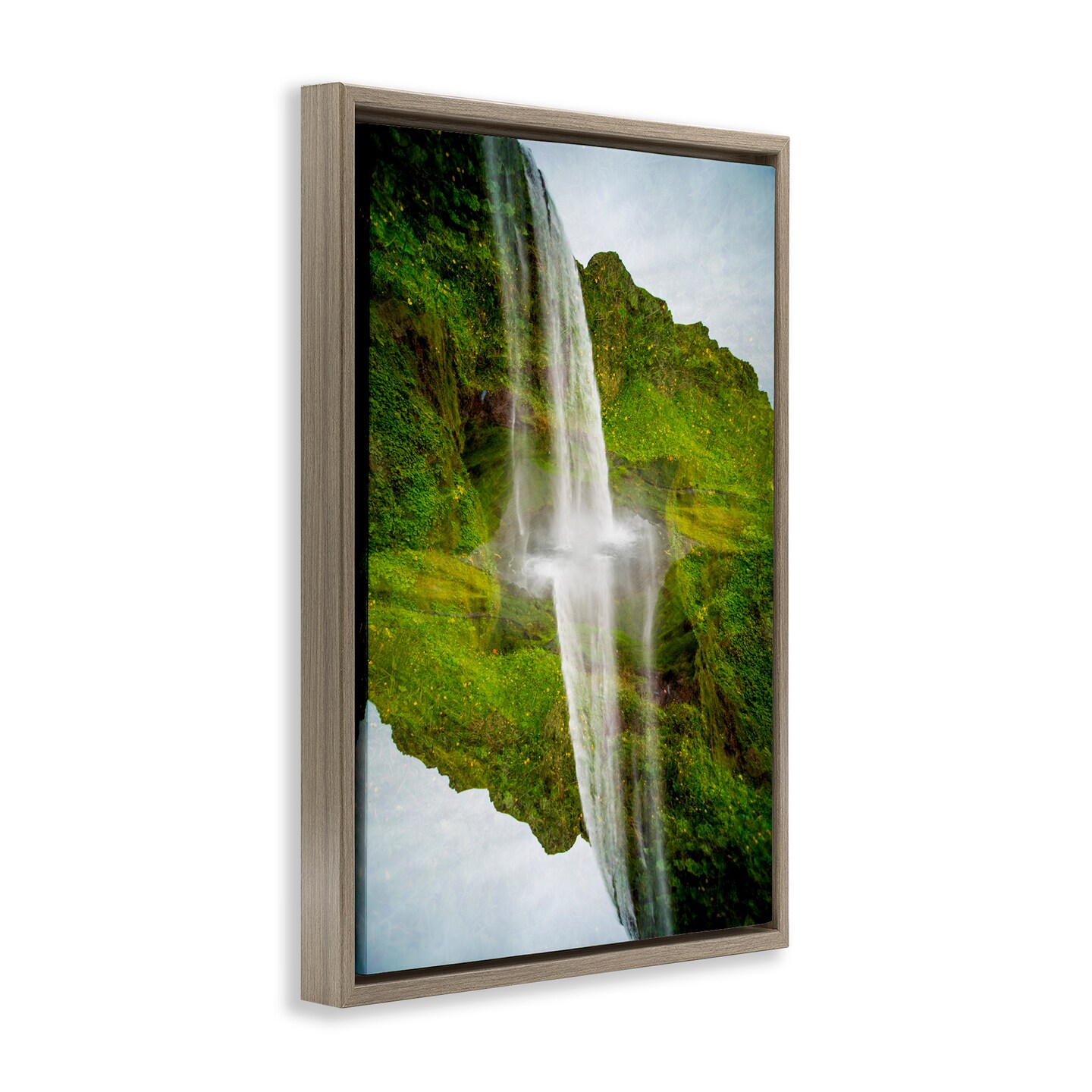Stupell Industries Surreal Waterfall Reflection Floating Frame, design by Robin Vandenabeele