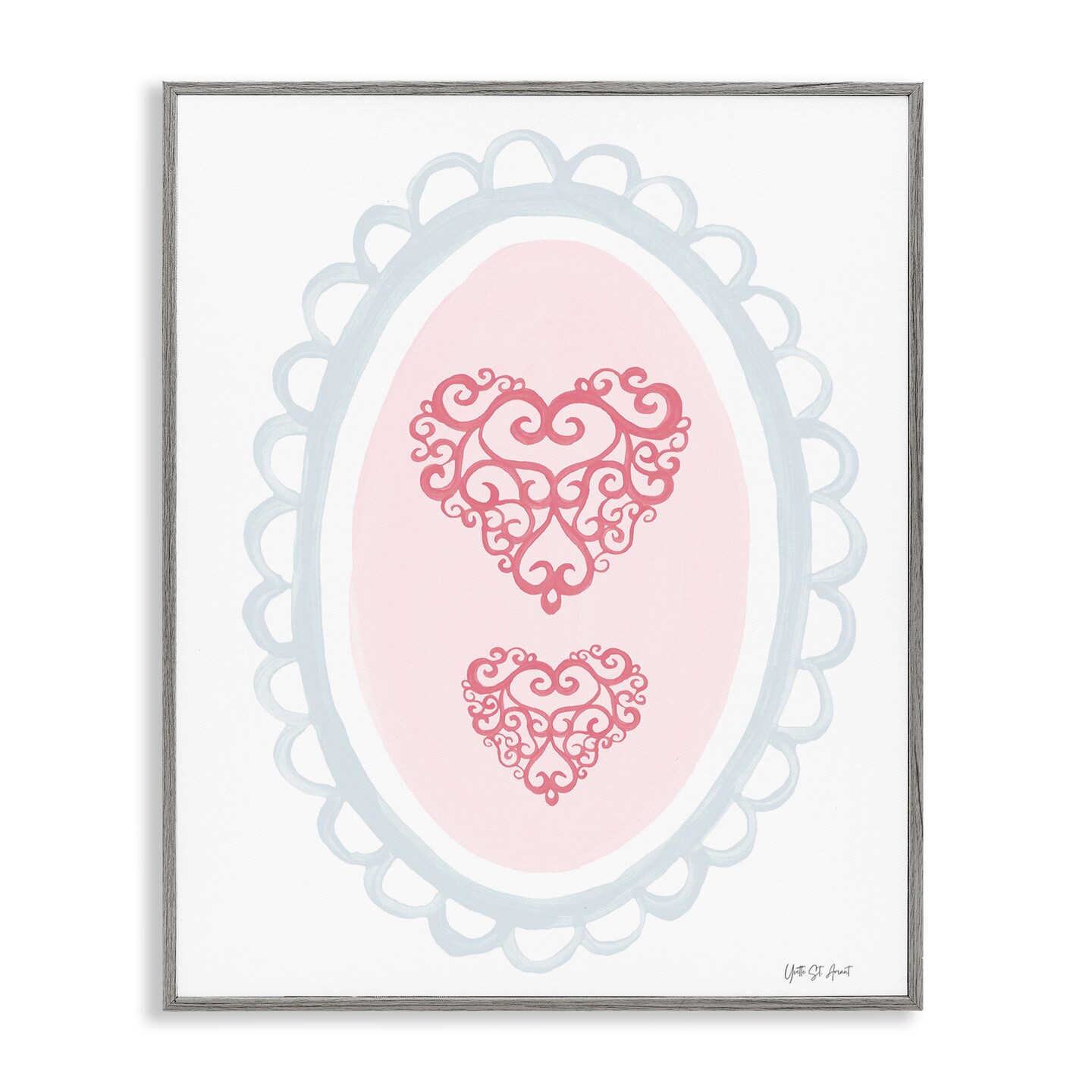 Stupell Industries Feminine Coquette Keepsake Framed Giclee, design by Yvette St. Amant