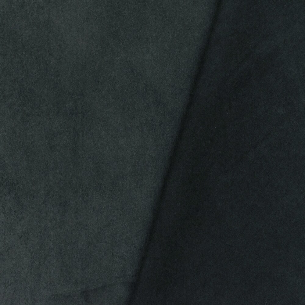 Dark Gray Solid Faux Suede Polyester Brushed Woven Fabric By the Yard