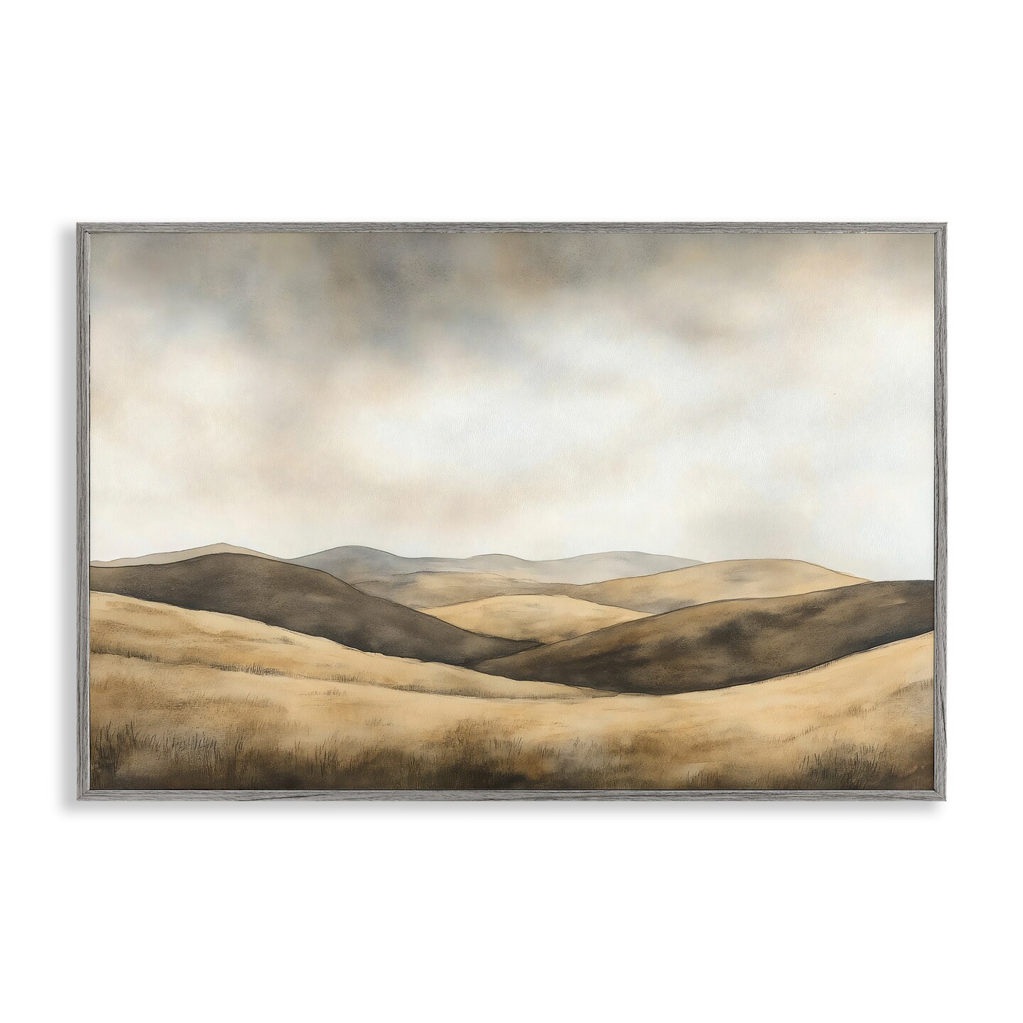 Stupell Industries Brown Landscape Hills Framed Giclee, design by LSR Creative Studio