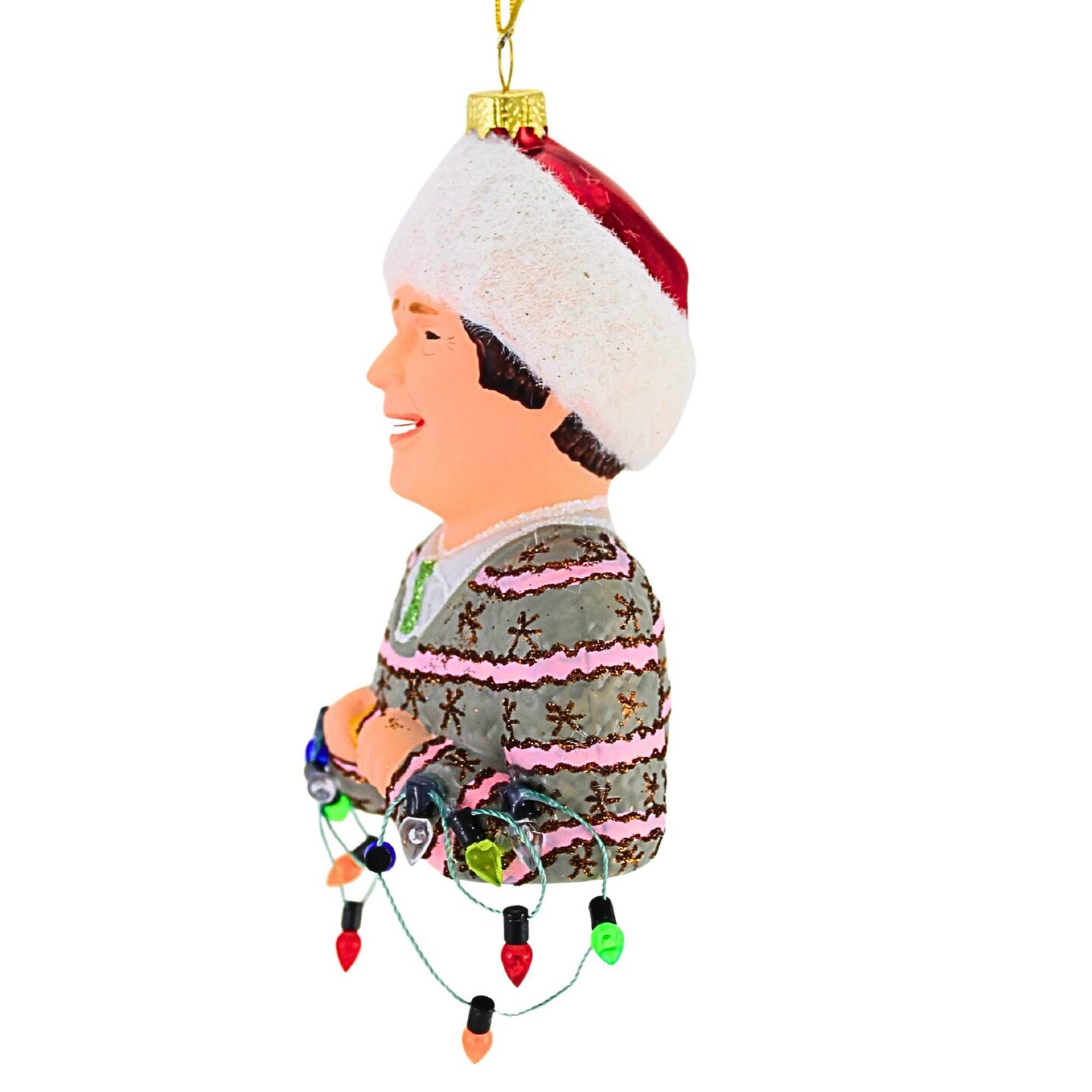 Cody Foster 4.5 Inch Chevy Christmas Tree Ornament , Christmas Decor Comedian Plastic Lights