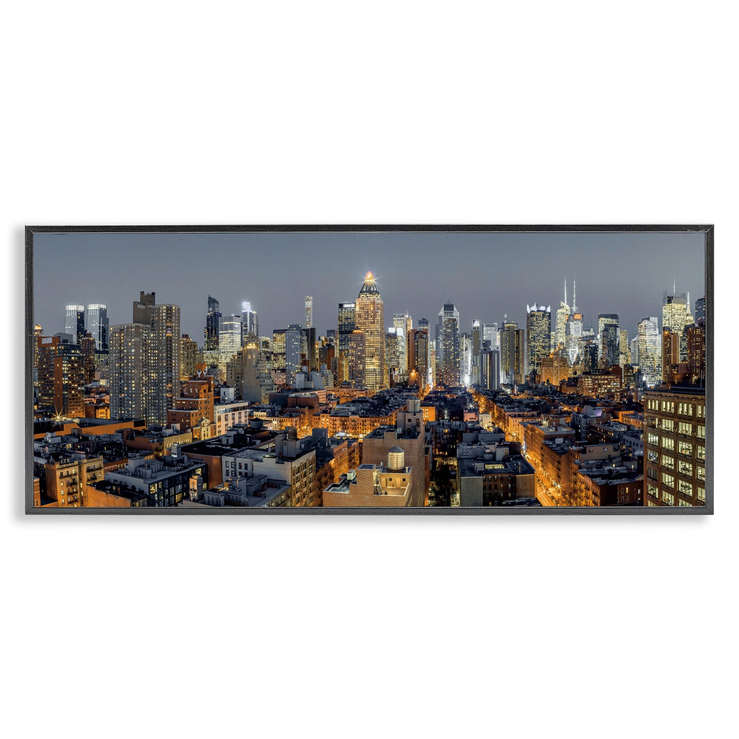 Stupell Industries Evening in New York City Framed Giclee, design by Assaf Frank