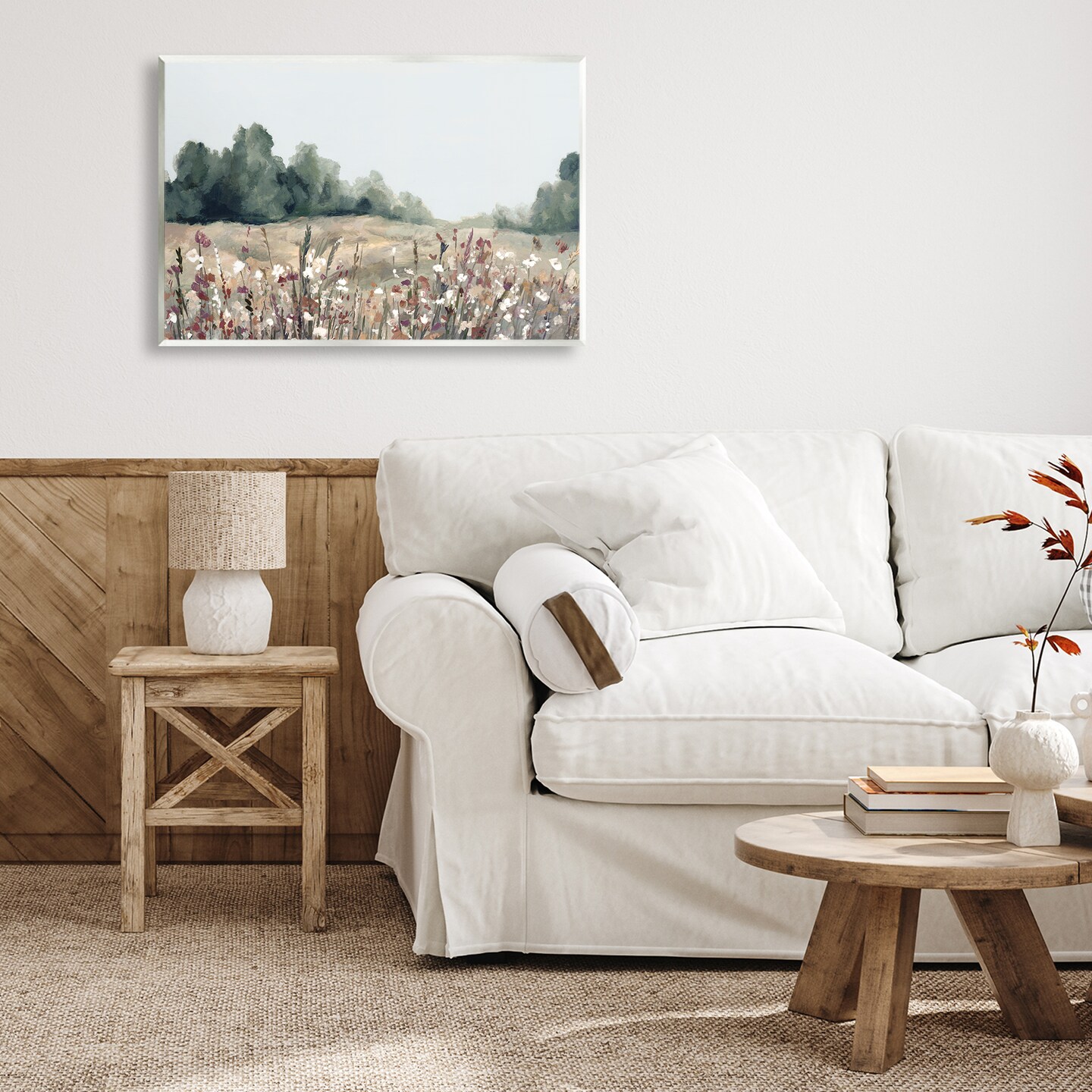 Stupell Industries Muted Meadows Landscape Wall Plaque, design by Hannah Dawson