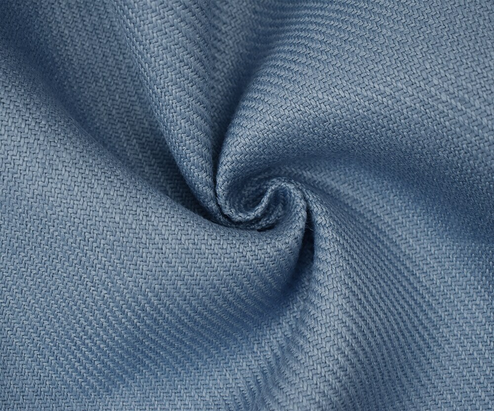 Periwinkle Blue Moygashel Twill Irish Linen Solid Woven Home Decorating Fabric By the Yard