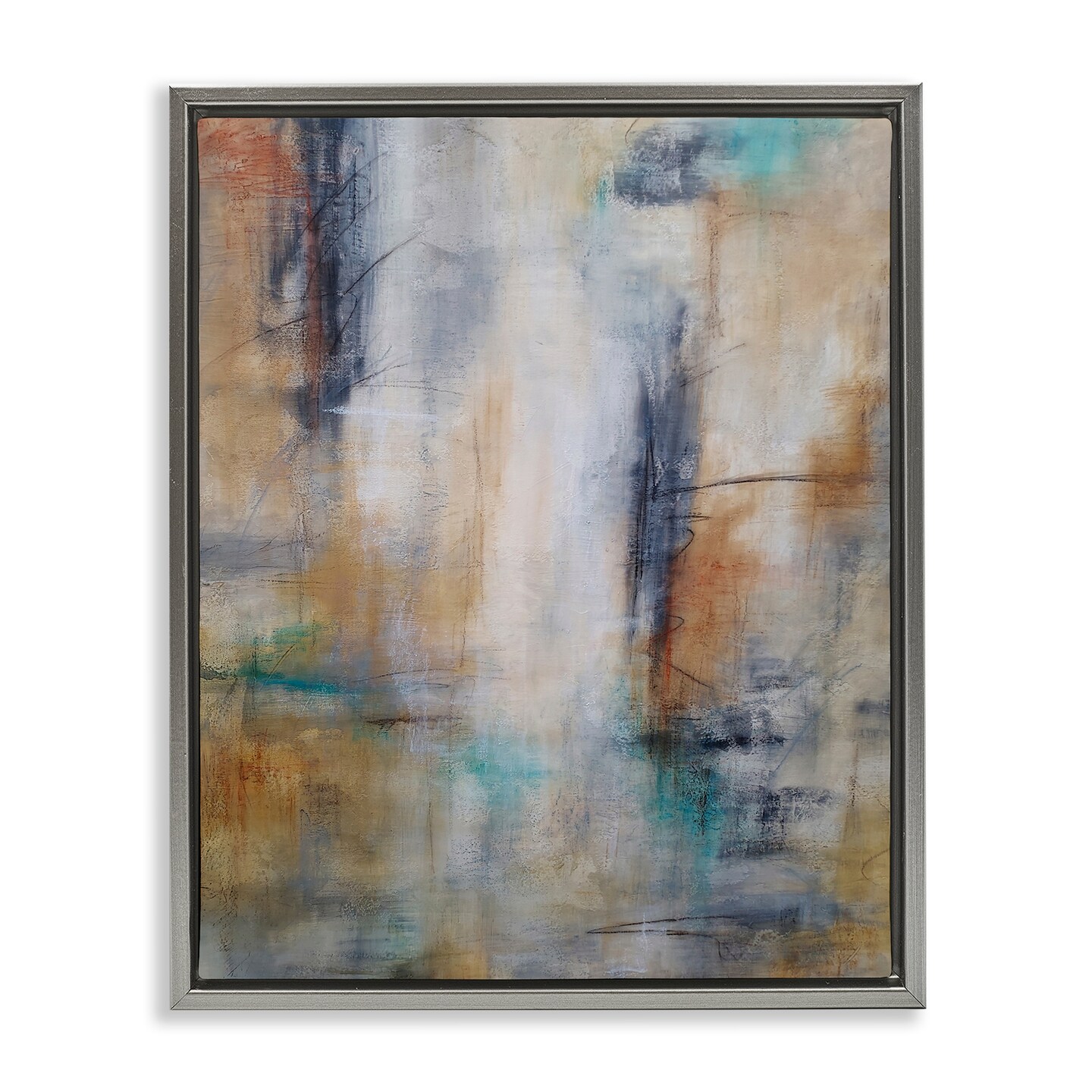 Stupell Industries Desert Fade Abstraction Floating Frame, design by Michelle Hutchins