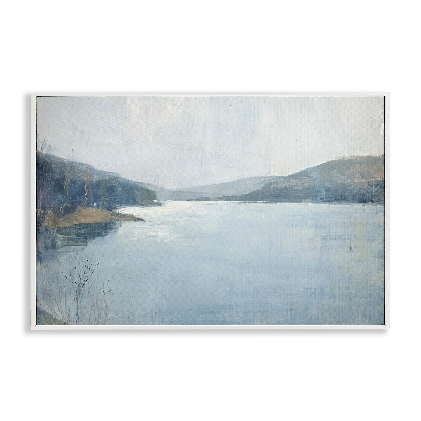 Stupell Industries Faded Distant Mountains Framed Giclee Wall Art Design by LSR Design Studio