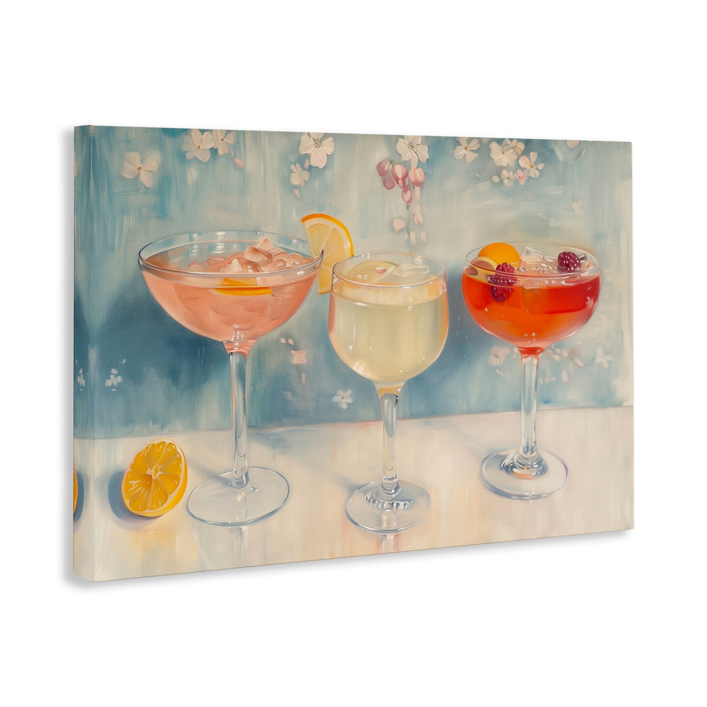 Stupell Industries Fun Fruity Cocktails Canvas Wall Art Design by Arlington Prints