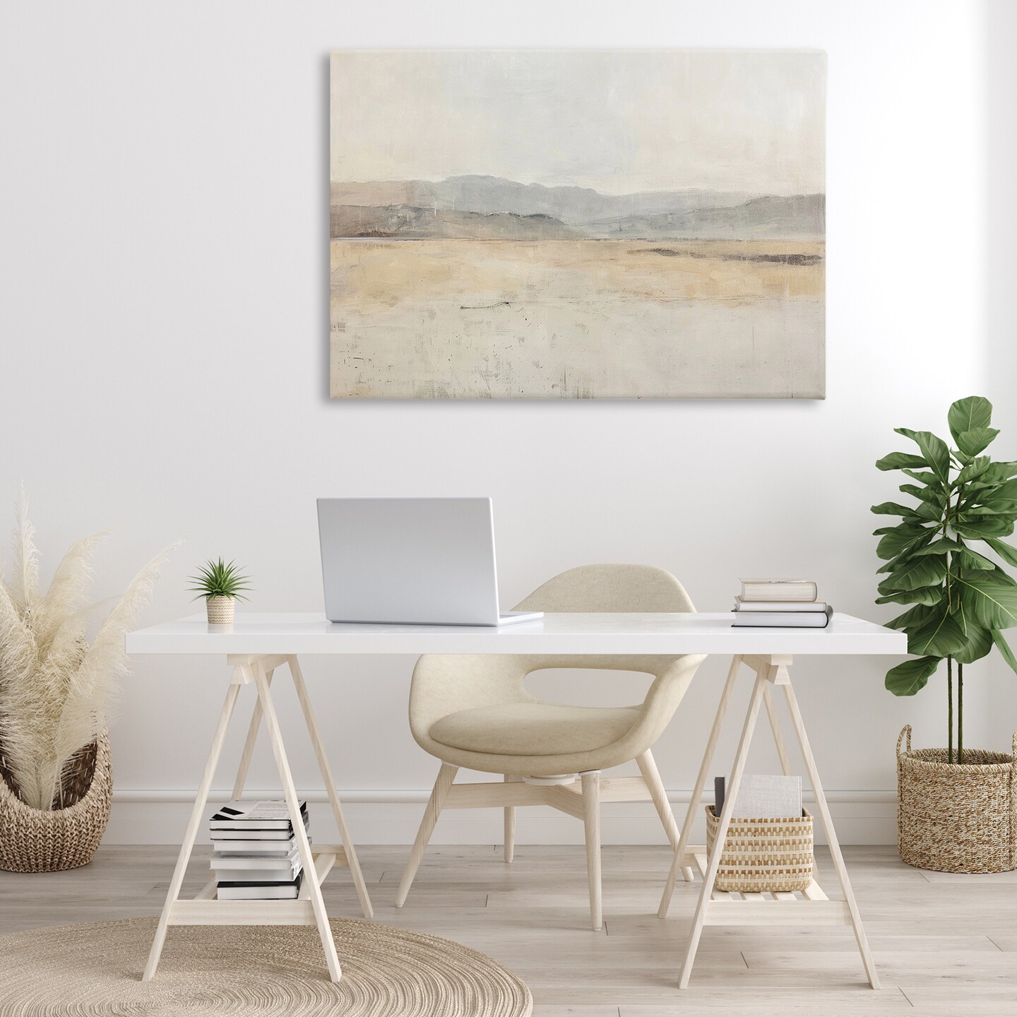 Stupell Industries Minimal Desert Horizon Canvas Wall Art Design by LSR Design Studio