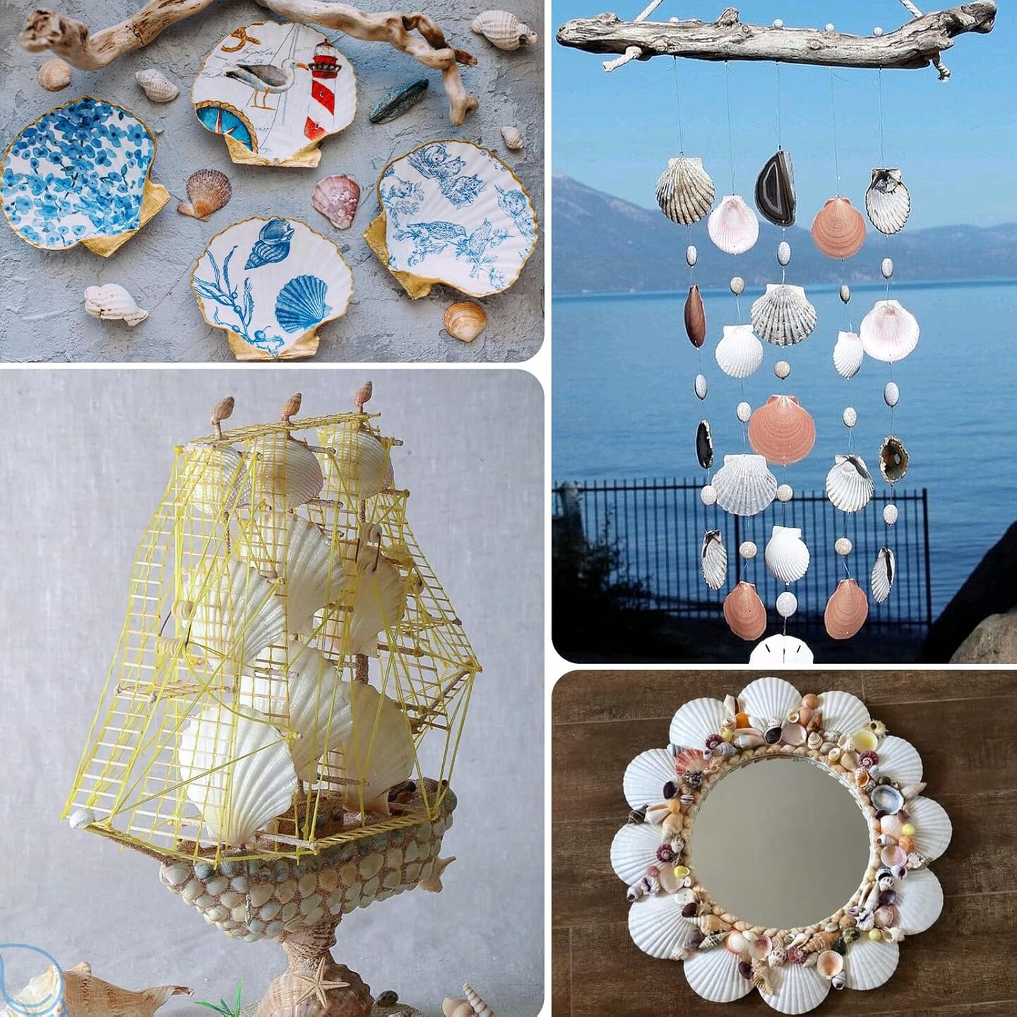 30pcs 2-3inch Scallop Shells, Natural Scallop Shells, Sea Shells for Crafting, Seashells Beach Decorations for Home, Beaching Wedding Decoration