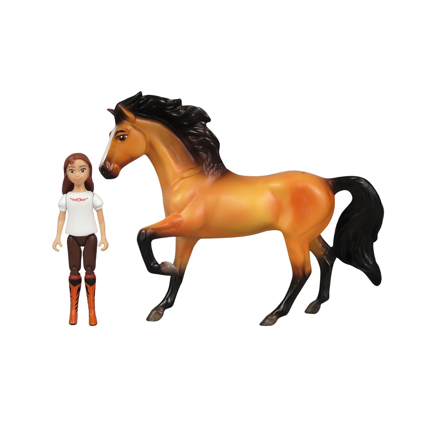 Breyer Spirit Riding Free Spirit & Lucky Small Horse & Doll Set