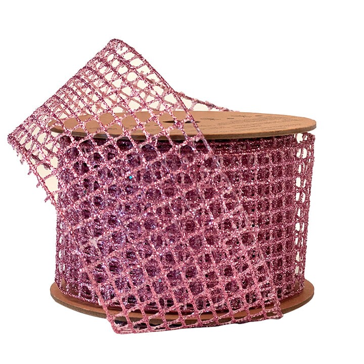 LaRibbons 2 1/2&#x22; Wired Ribbon | &#x22;Netting&#x22; | 10 Yard Roll