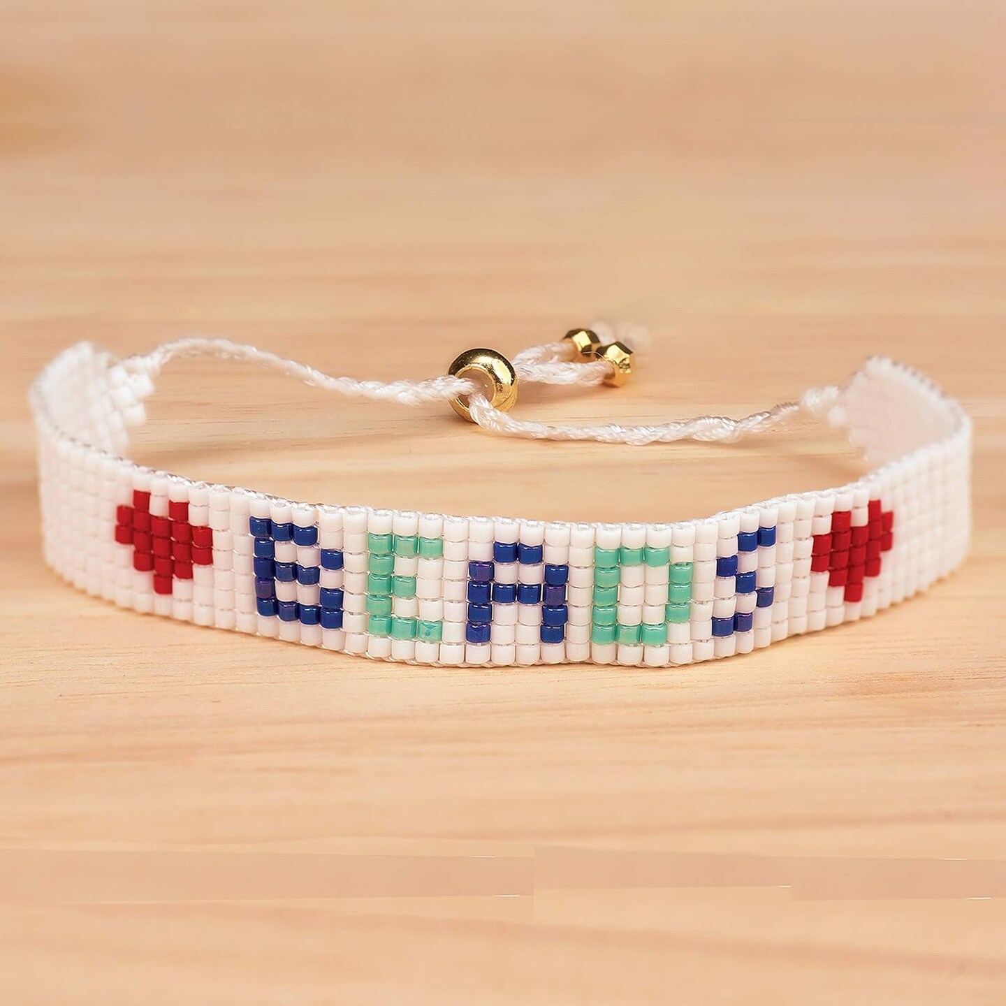 The Beadsmith LoomEEZ Japanese Bead Loom Kit &#x2013; Includes Adjustable Loom, Miyuki Glass Beads, Thread &#x26; Needle, Warp Thread, Findings and Instructions &#x2013; Make Bracelets, Necklaces, Belts, and More