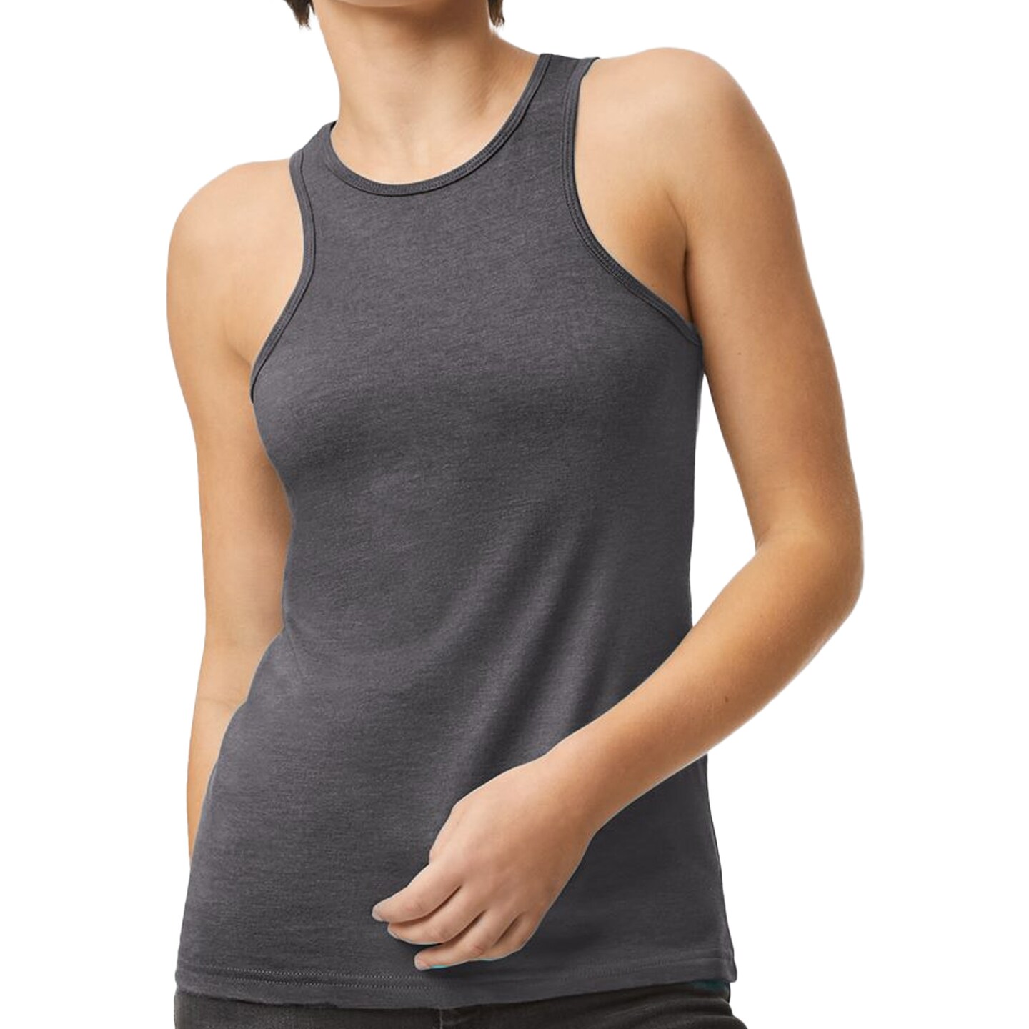 American Apparel Women’s CVC Tank Top, Soft Workout Sleeveless Blanks for DIY Crafting