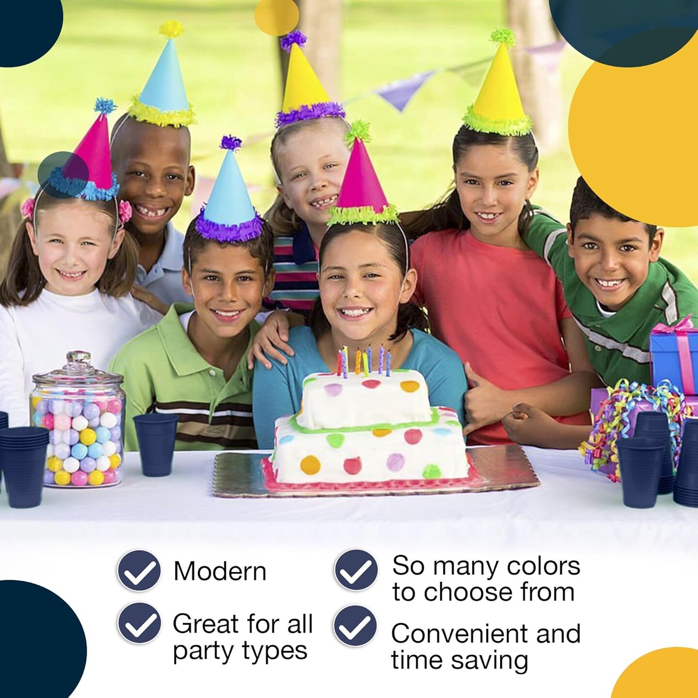 Exquisite Party Solids 12 Oz Plastic Cups – 100 Pack Disposable Cups for Parties & Events | Durable Plastic Party Cups | Bulk Drink Cups for Soda, plastic cup | Recyclable Disposable Cups for Everyday Use & Celebrations