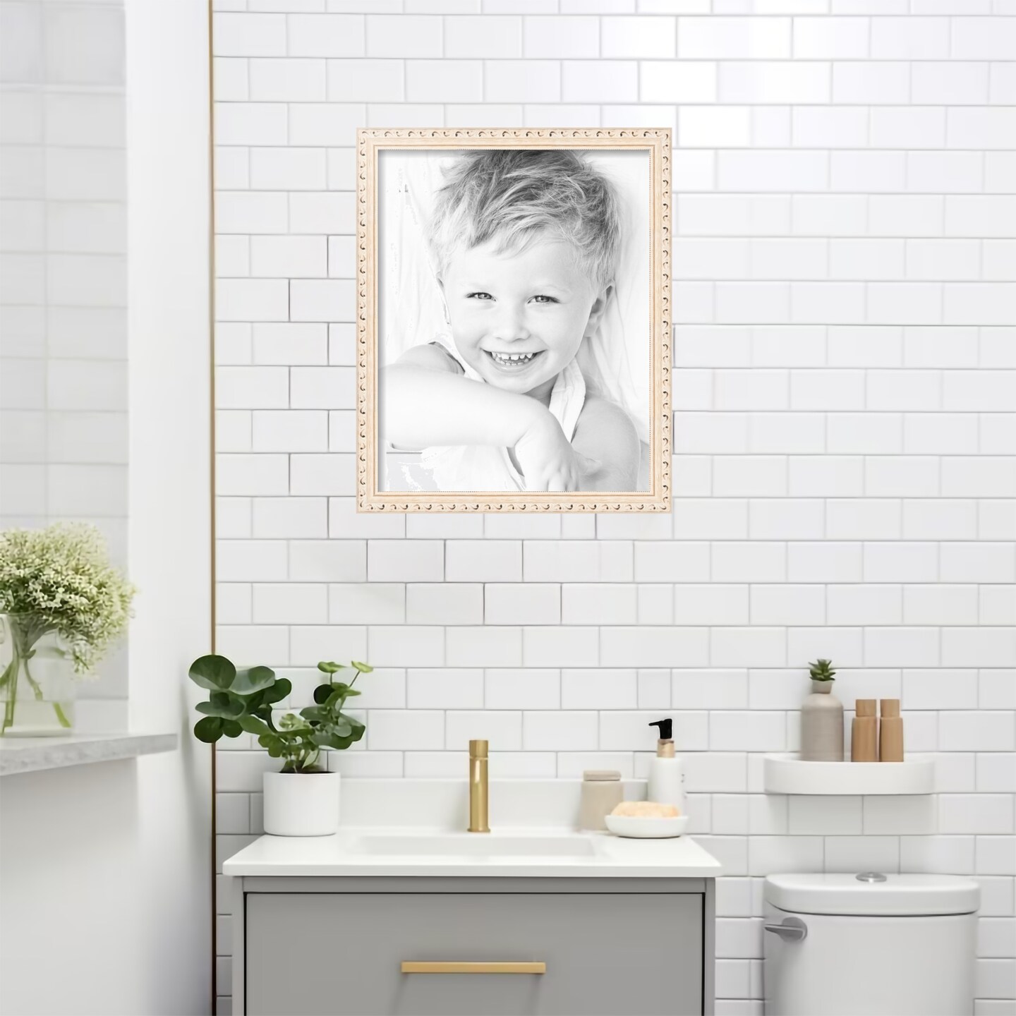 ArtToFrames 16x20 Inch Picture Frame, This 1.25 Inch Custom Wood Poster Frame is Available in Multiple Colors, Great for Your Art or Photos - Comes with Economy Acrylic and Corrugated Backing (A40LW)