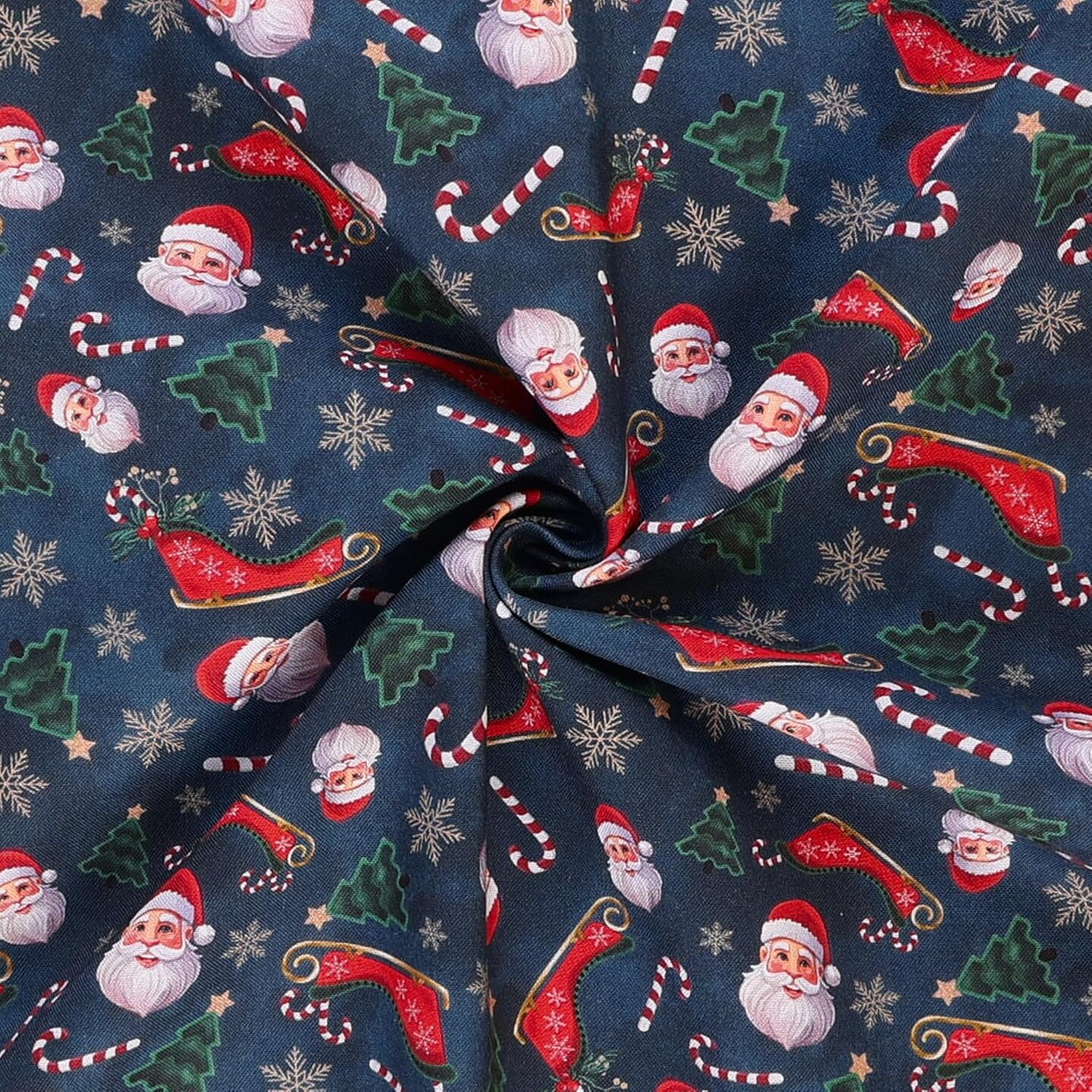 Mook Fabrics Christmas Deck The Halls Cotton Fabric [45in. Wide] - By The Yard