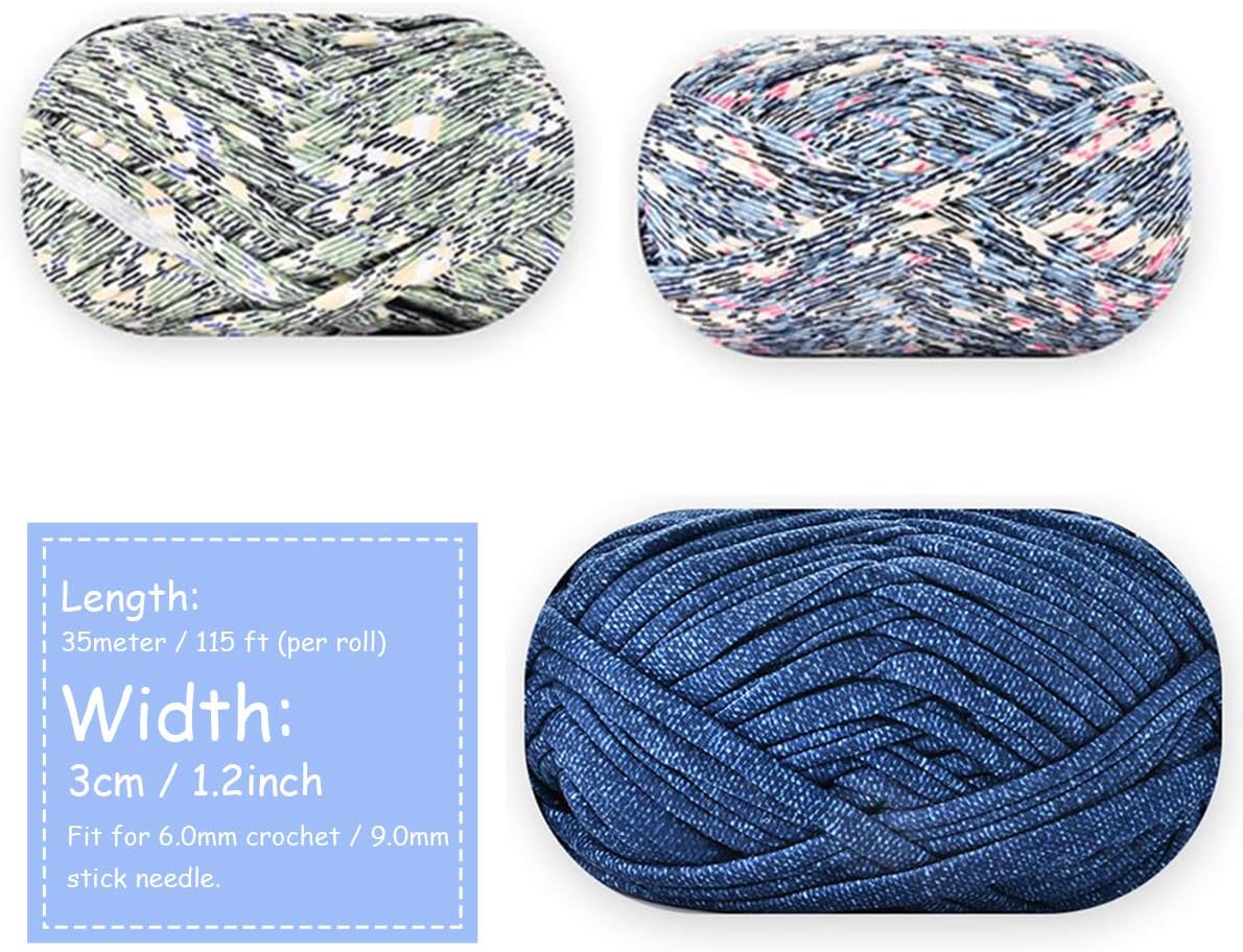 1 Pack Knitting Yarn Colorful Crochet Cloth