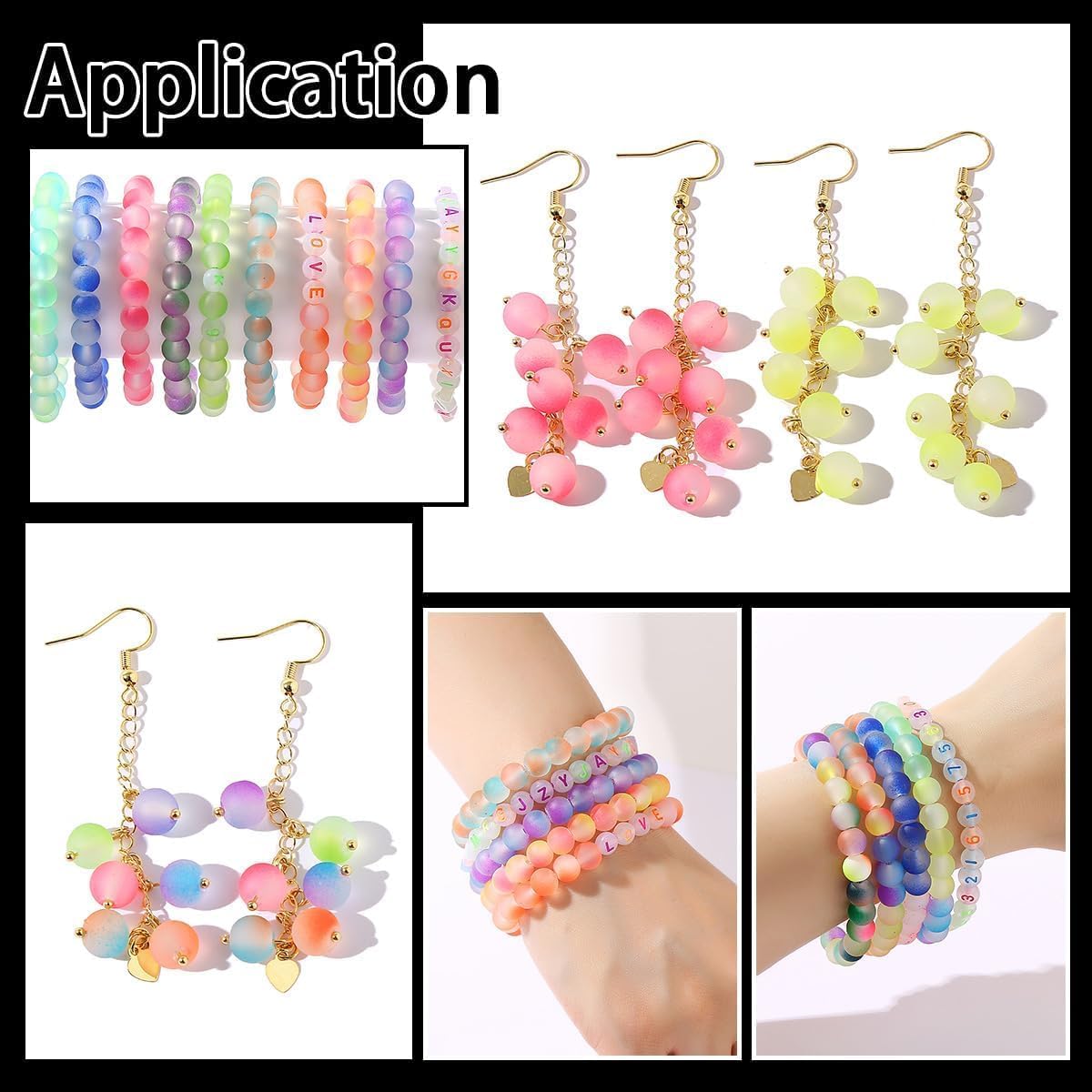 Glow in The Dark Glass Beads for Bracelet Making