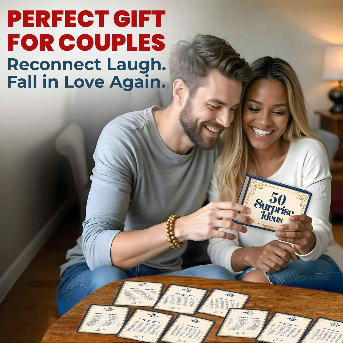 QUOKKA 50 Surprise Ideas Gifts for Couples &#x2013; Romantic Scratch-Off Couple Gifts for Him and Her &#x2013; Fun &#x26; Romantic Cards to Reconnect, Laugh &#x26; Explore Together &#x2013; Birthday Wedding Anniversary Idea