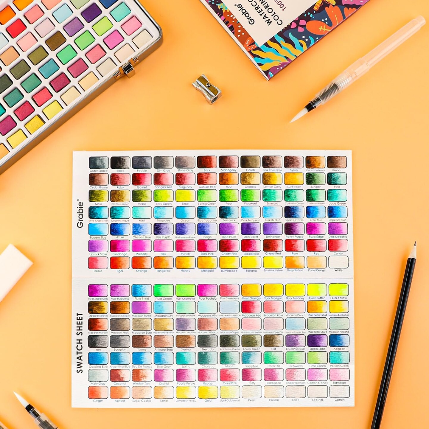 Watercolor Paint Set, Watercolor Paints, 168 Colors, Painting Set