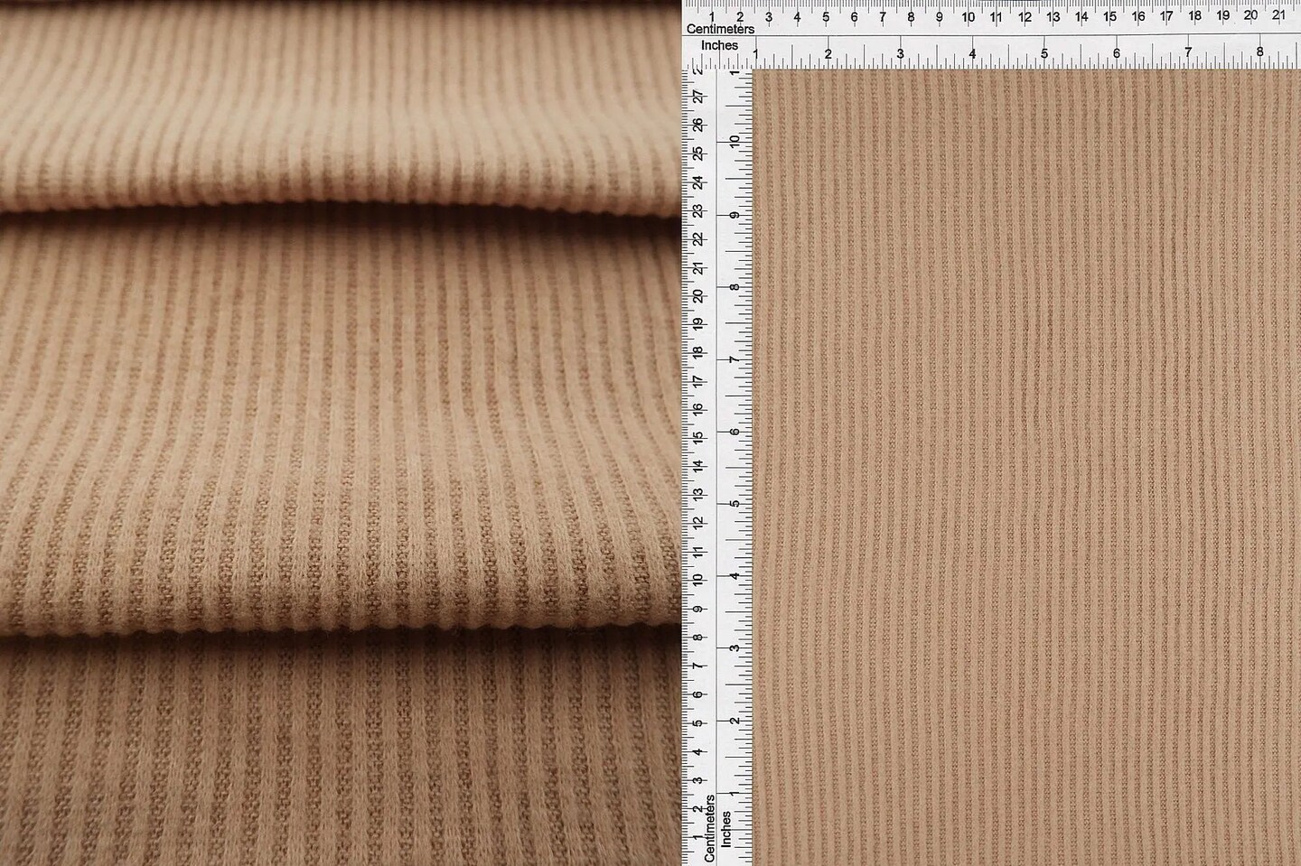 1 Yard 2x2 Rib Brushed 2 Tone Sweater Fabric, 58/60″ Wide Rayon Polyester Spandex Blend