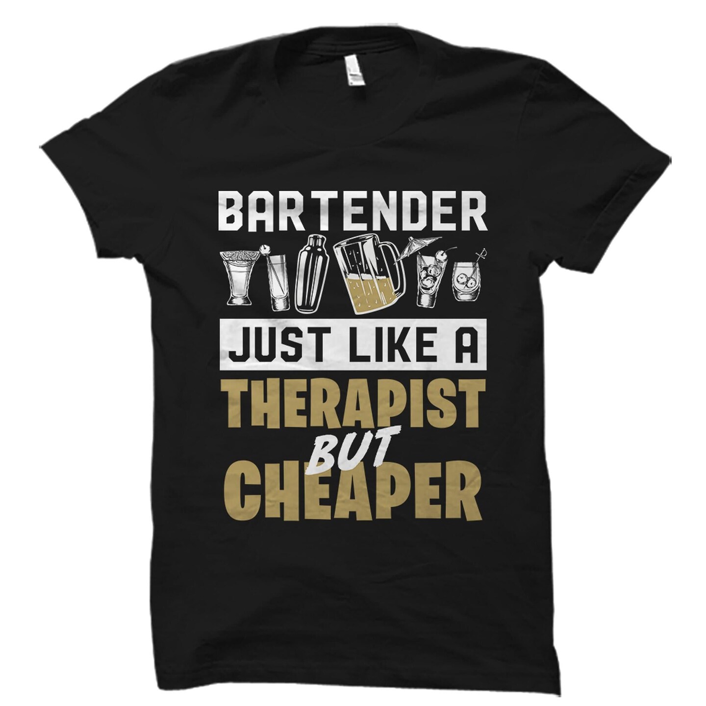 Funny bartender shirts online