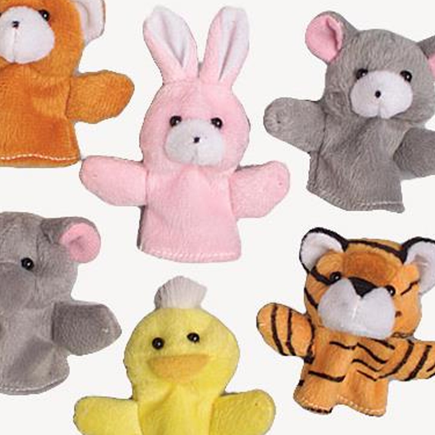 Animal Finger Puppets Include 12 Units