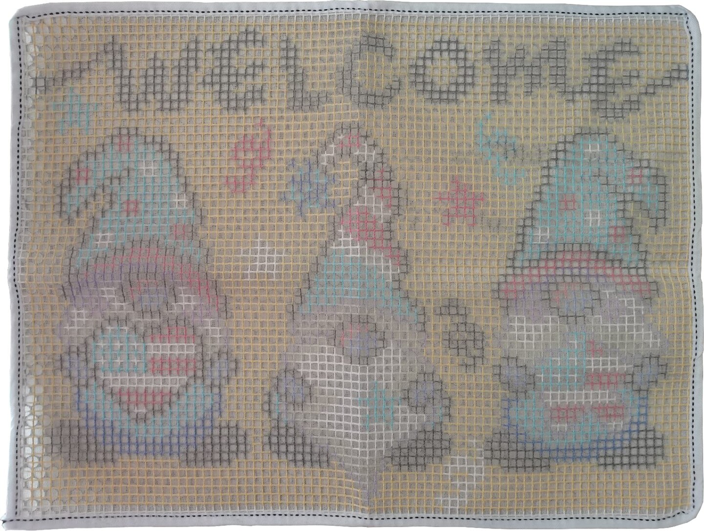 Latch Hook Kits for Adults Kids DIY Needlework Doormat Creative Gift Home Decoration 20.5Inch X13.8Inch (Brown)
