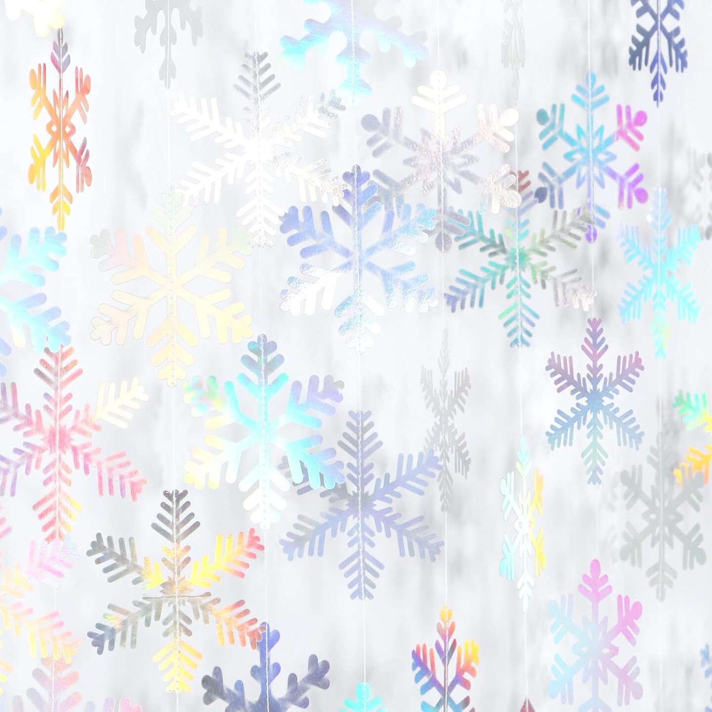 Iridescent-Holographic Snowflake