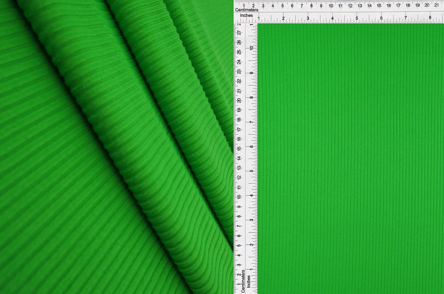 1 Yard Yummy Rib 4x2 Solid Stretch 87% Polyester and 13% Spandex Knit Fabric 58/60 Inch Wide