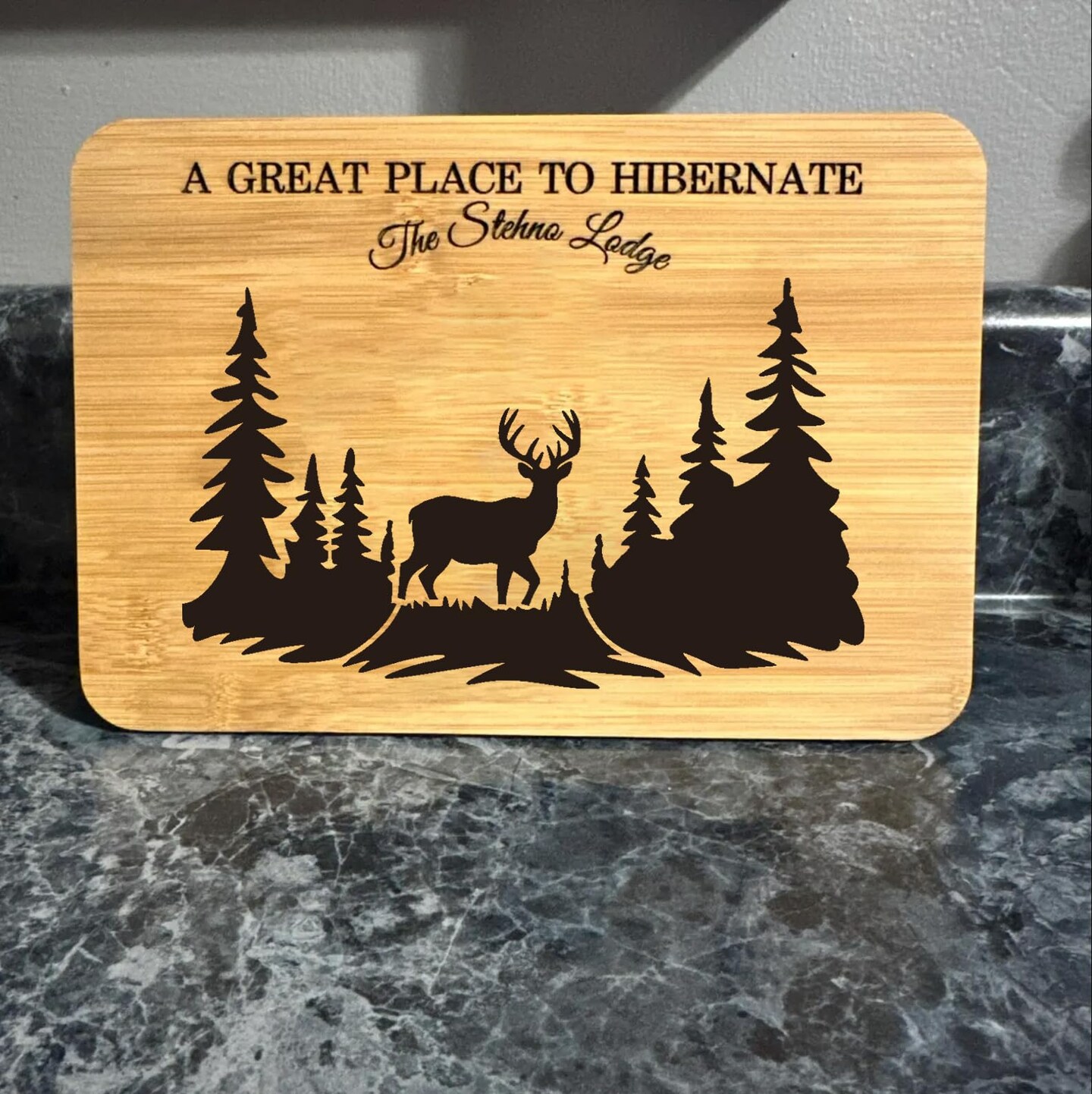 Pine Tree Stencils Animal Stencils Wood Burning Stencils Patterns Forest Mountain Stencil Reusable Tree Deer Bear Drawing Templates for Painting on Wood Wall Fabric Decor