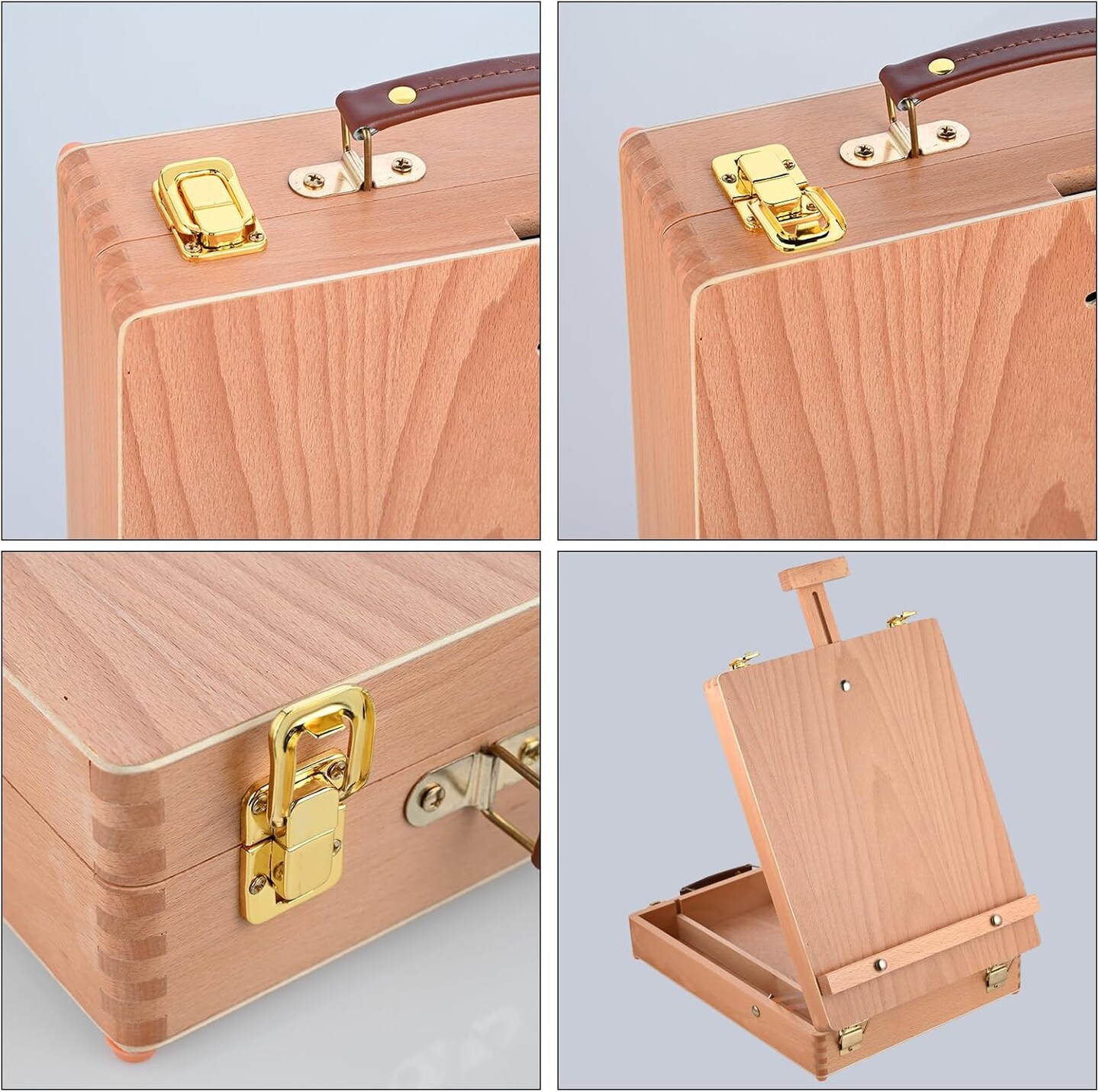 Tabletop Easel Acrylic Paint Set, 40 Pack Painting Kits for Adults