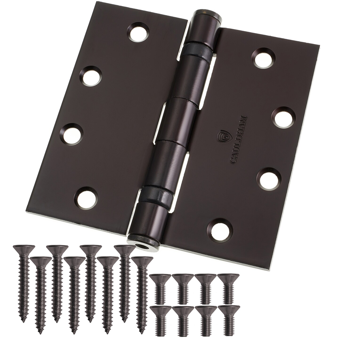 Cauldham (3 Pack) Commercial-Grade&#xA0;4-1/2&#x22; Full Mortise Ball-Bearing Door Hinges