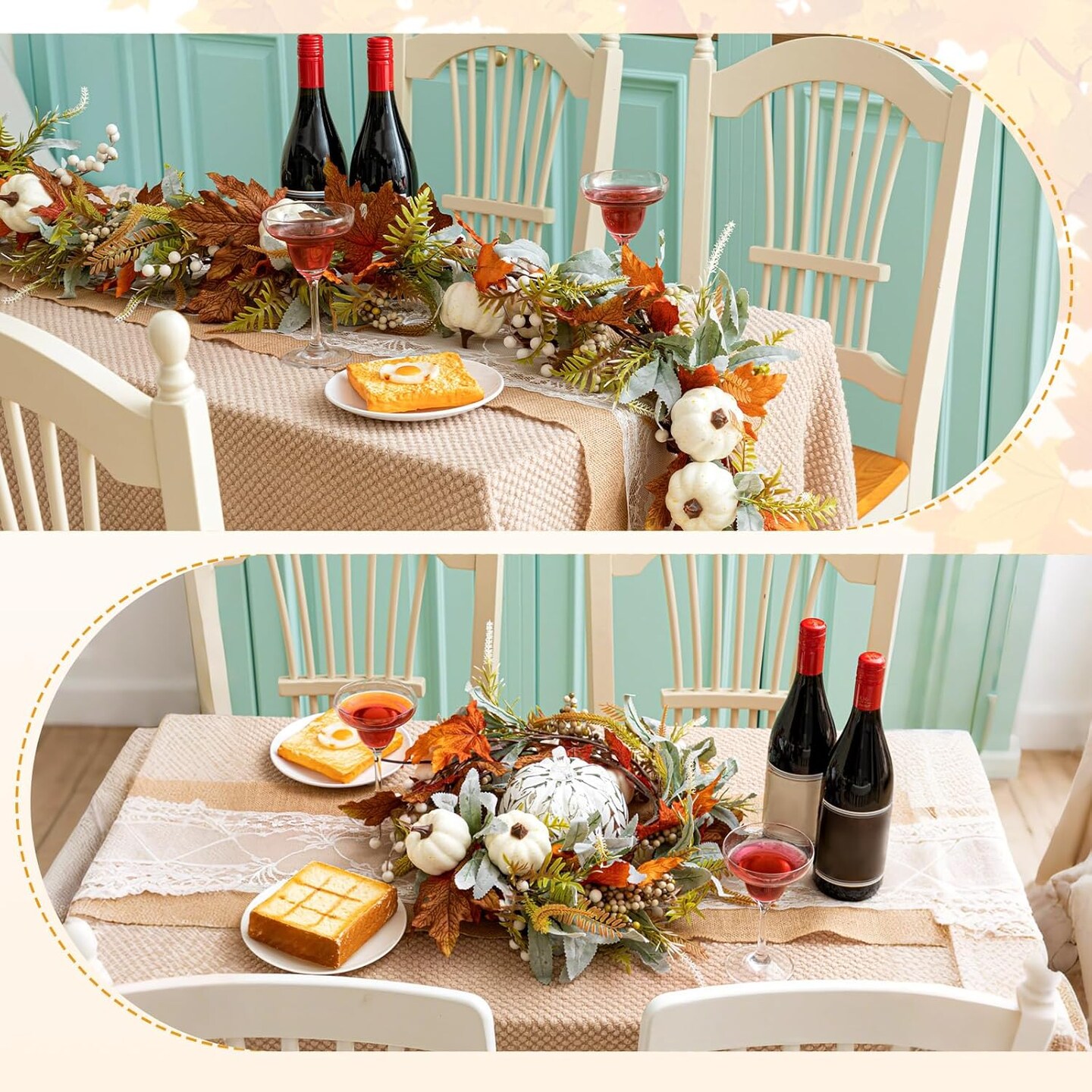 12 ft Fall Garland(&#x9;Multicolor)12.48 x 12.24 x 5.28 inches