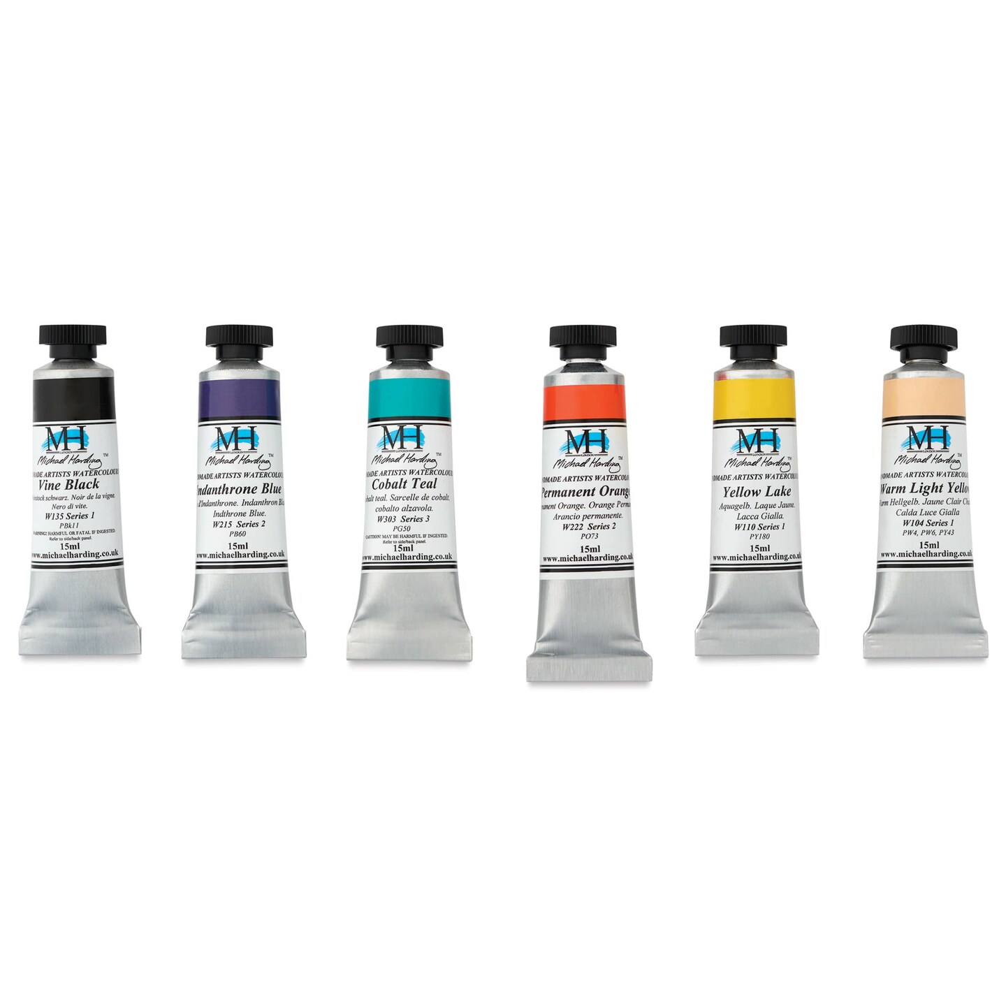 Michael Harding Artists Watercolors - Set of 6, City Night, 15 ml