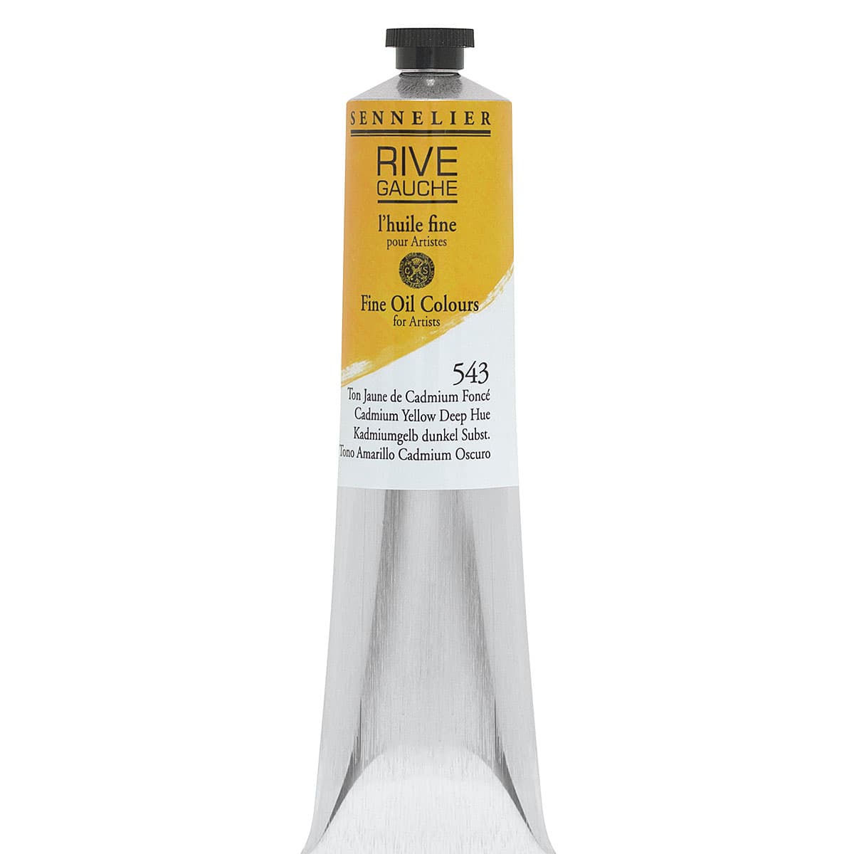 Sennelier Rive Gauche Artists Oil Color - Camdium Yellow Deep Hue, 200 ml