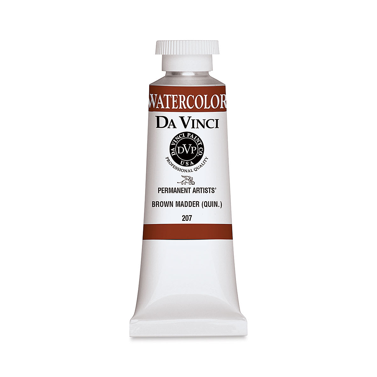 Da Vinci Artists' Permanent Watercolor - Quinacridone Brown Madder, 37 ml tube